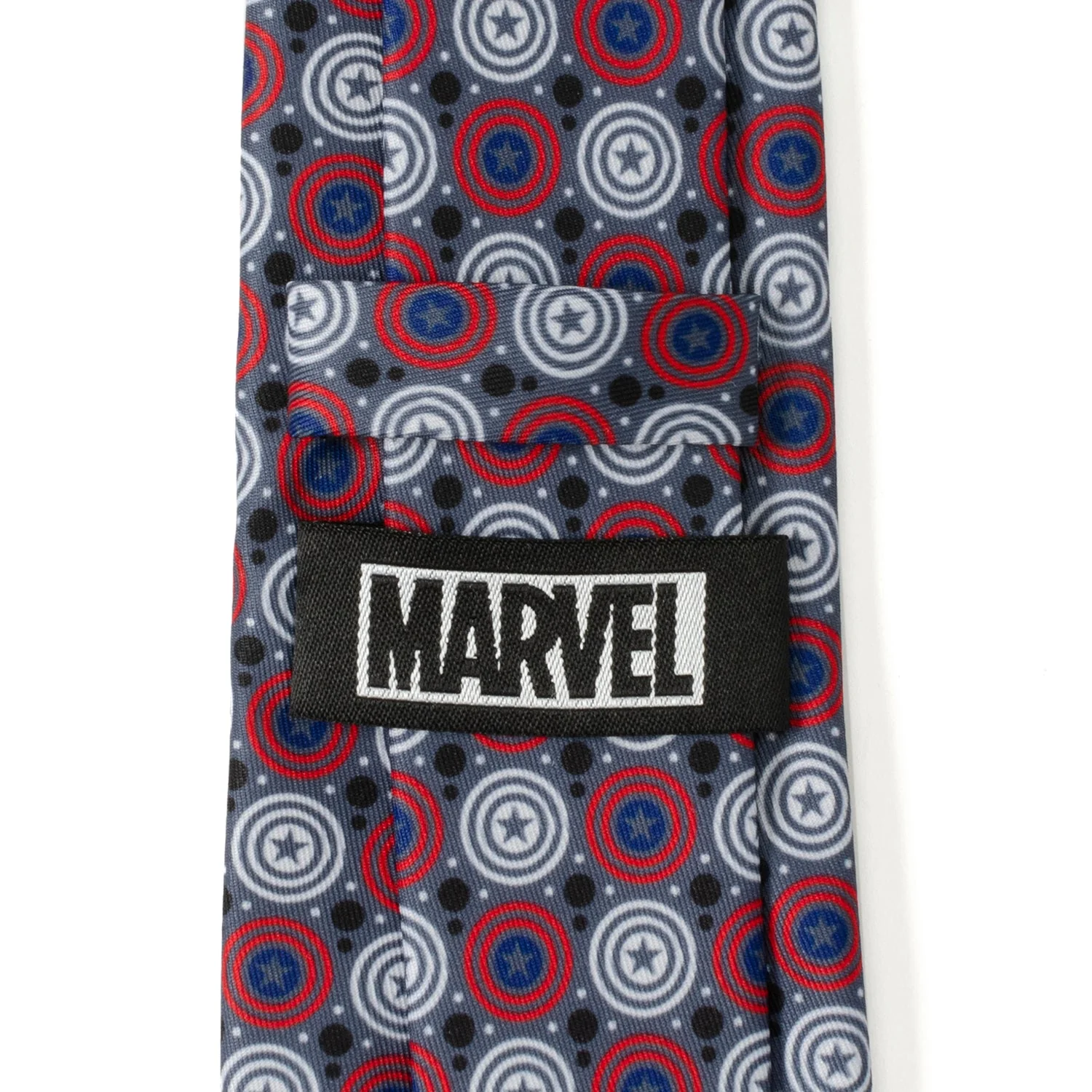 Marvel Captain America Gray Dot Men's Tie - Image 5