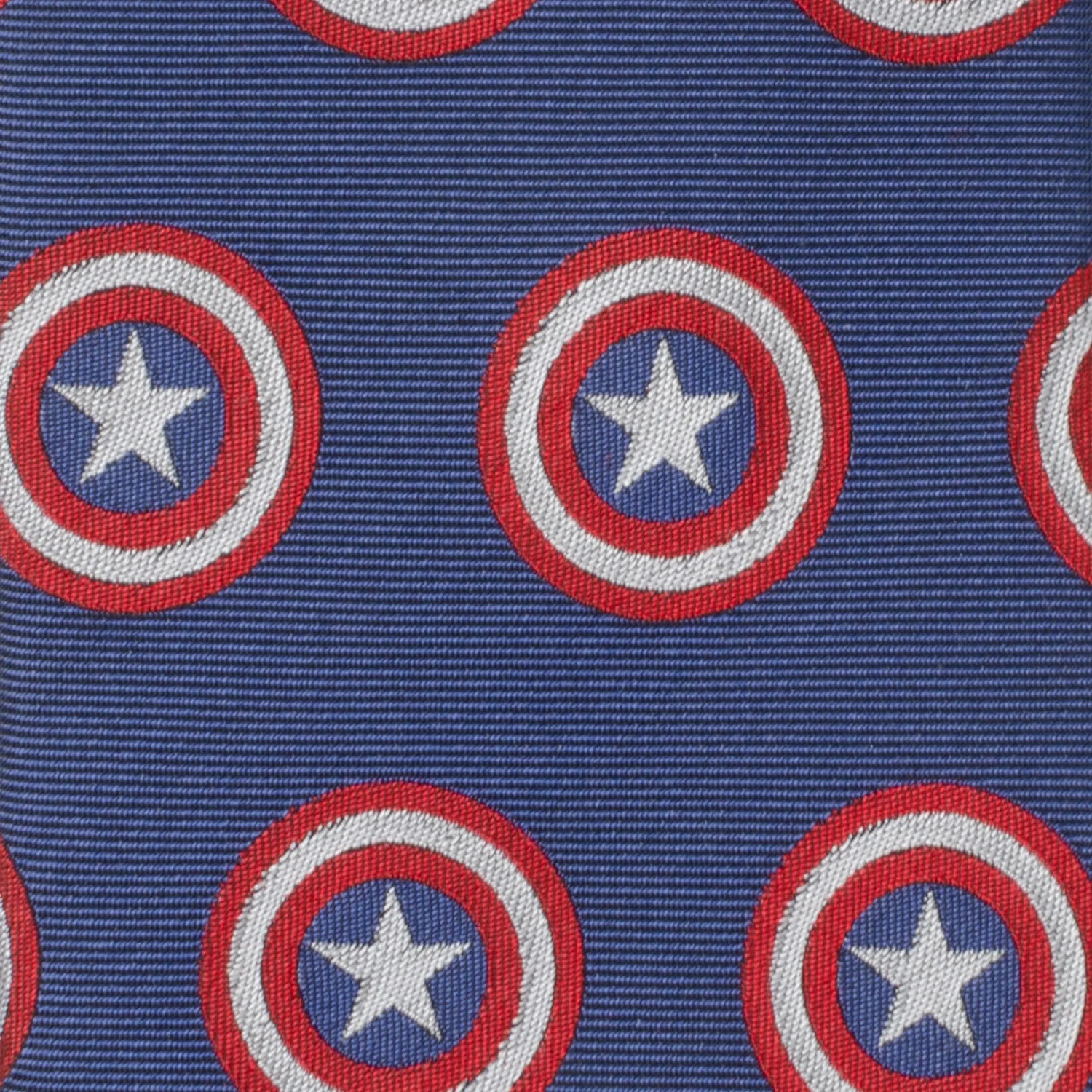 Marvel Captain America Hidden Message Blue Men's Tie - Image 6