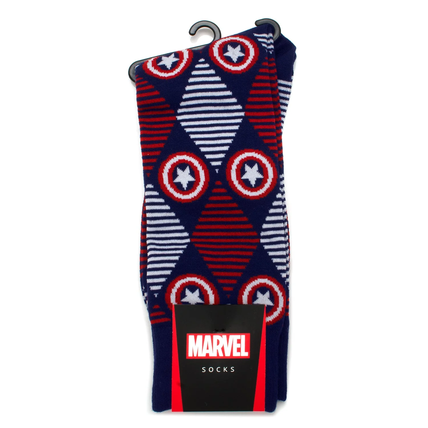 Marvel Captain America Navy Argyle Stripe Gift Set - Image 3