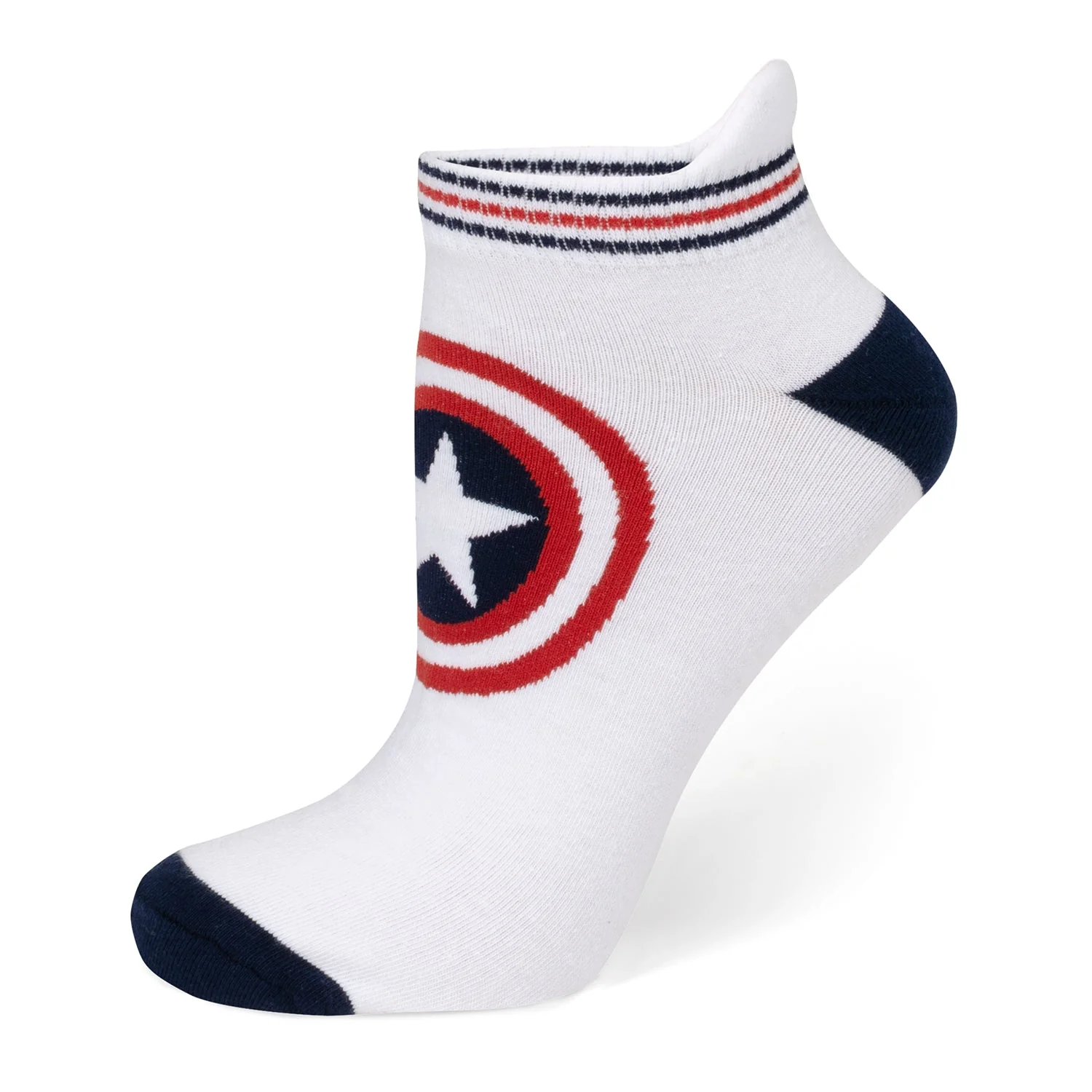 Marvel Captain America White Ankle Gift Set - Image 2