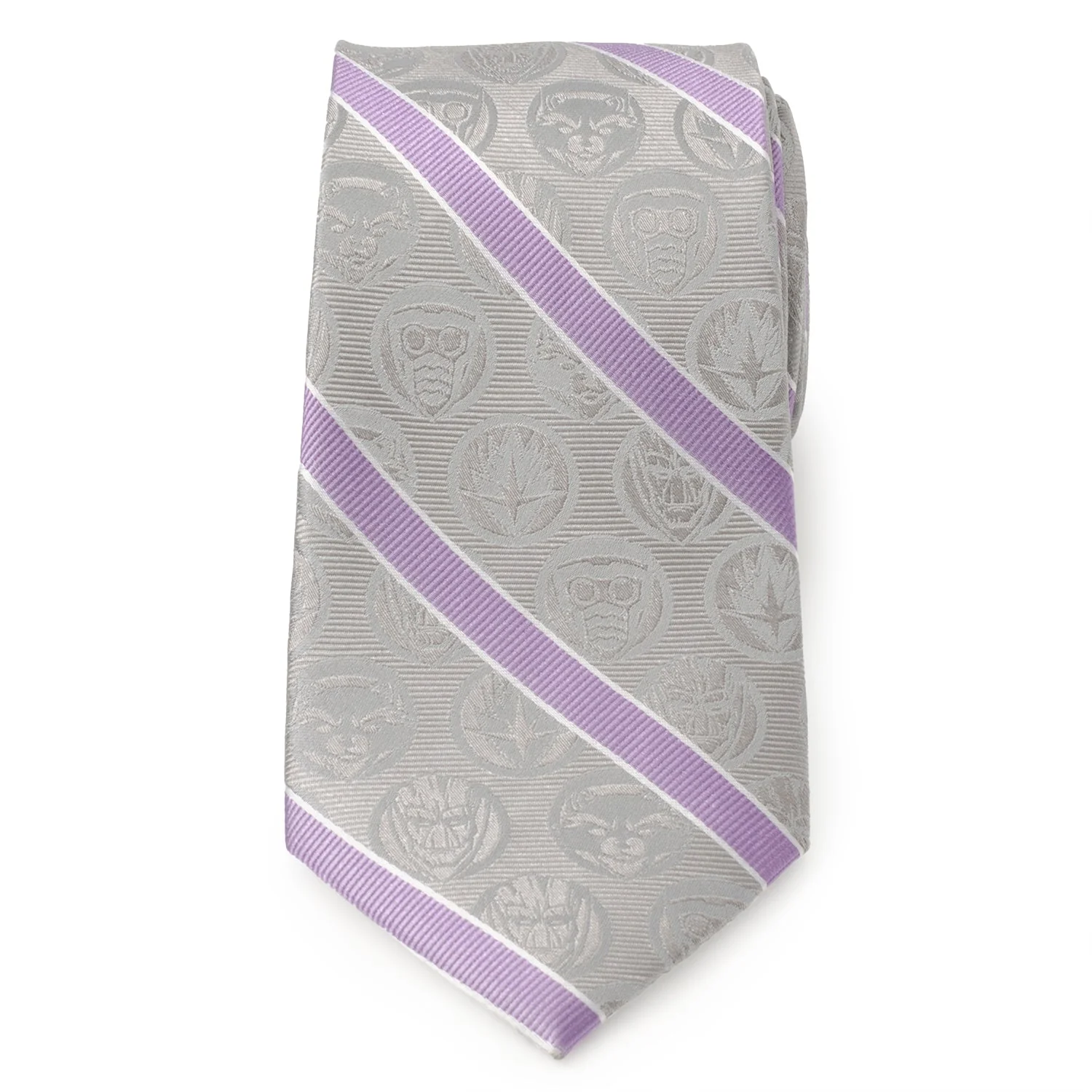 Marvel Guardians of the Galaxy Gray Stripe Tie - Image 3