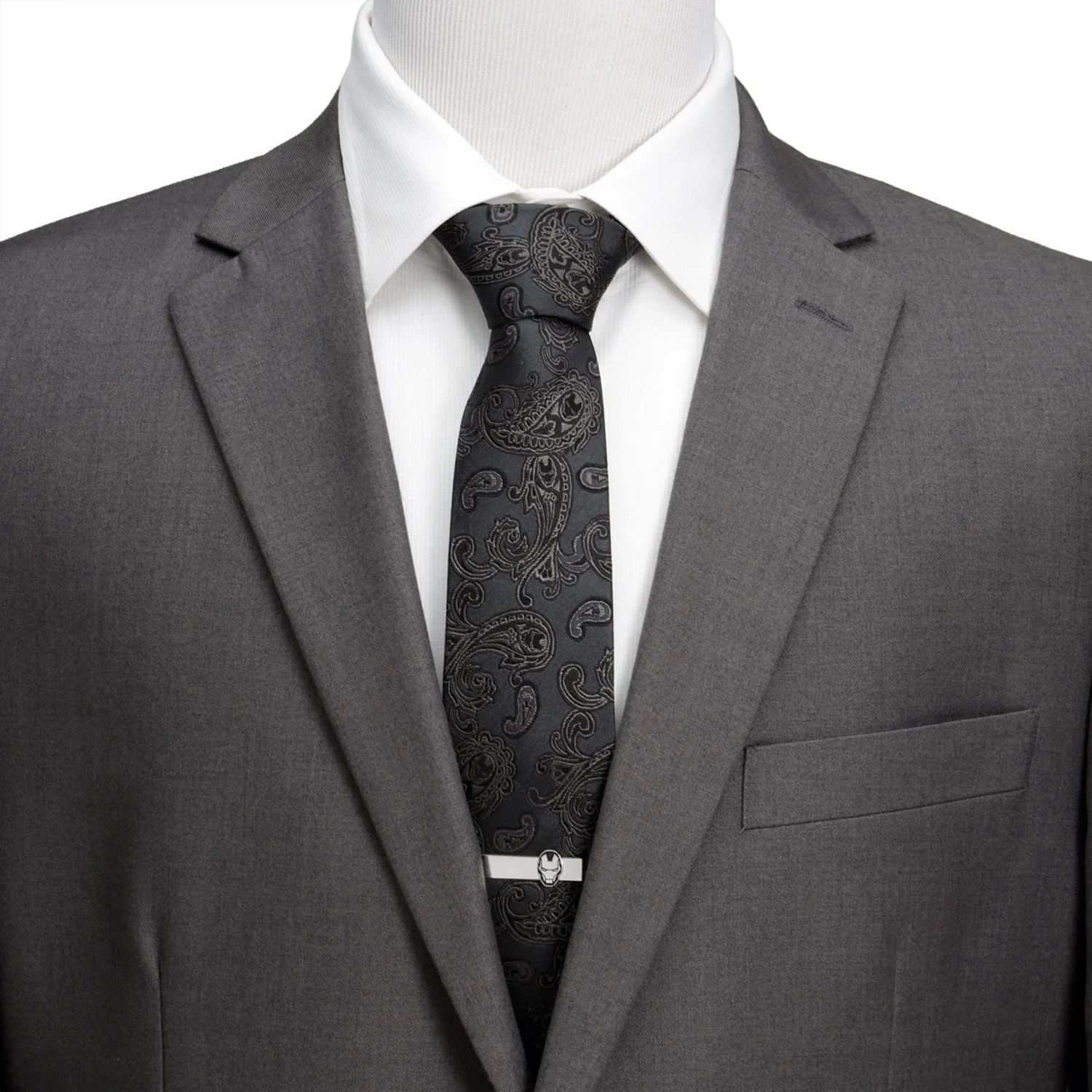 Marvel Iron Man Paisley Men's Tie - Image 2