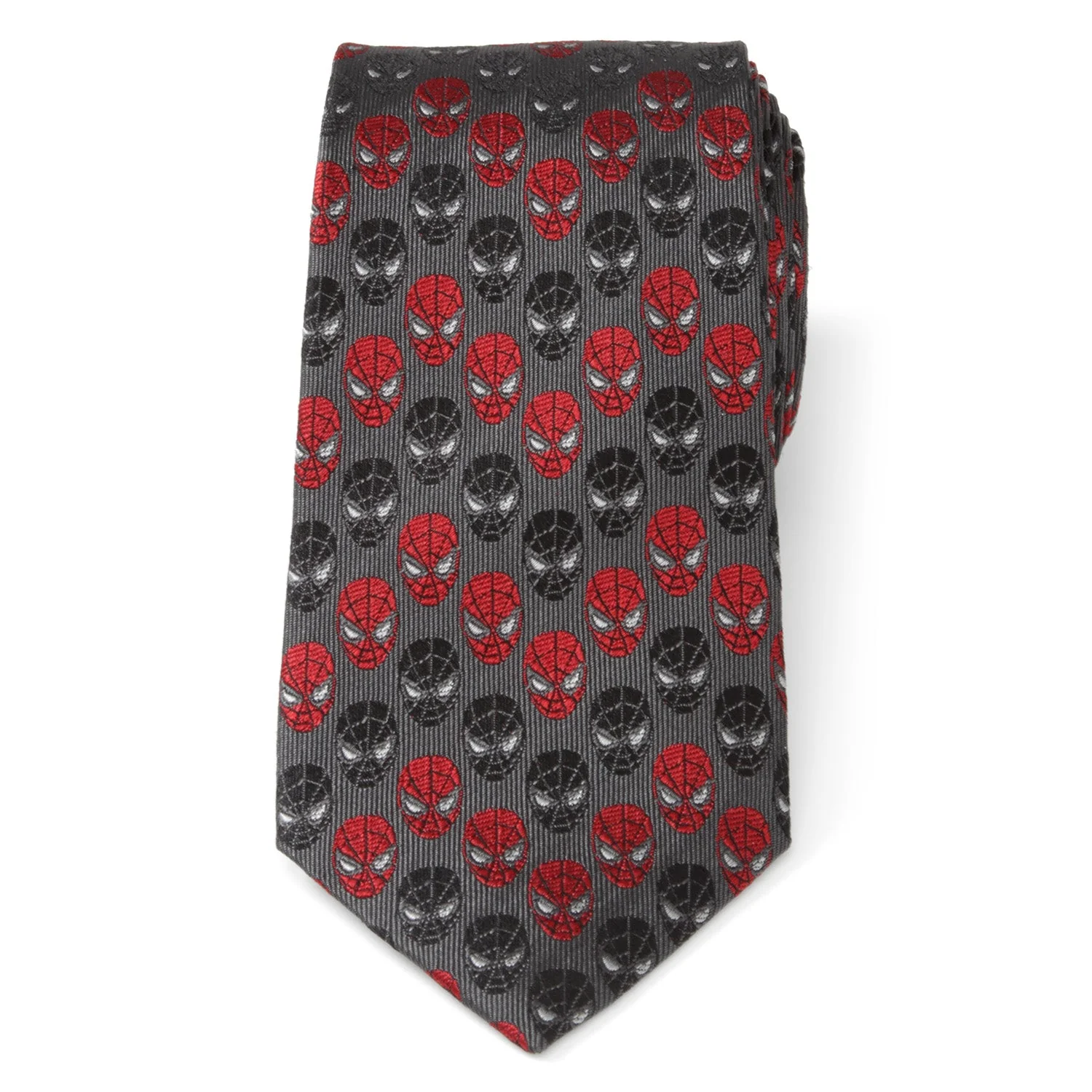 Marvel Spider-Man Chevron Red Black Men's Tie - Image 3