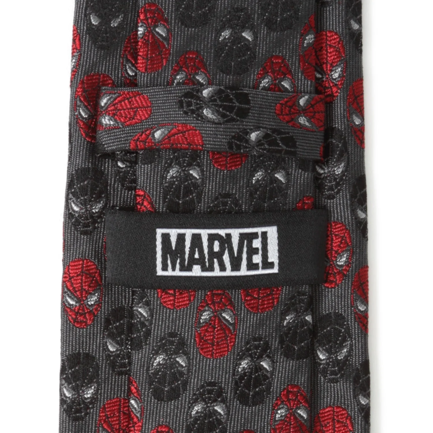 Marvel Spider-Man Chevron Red Black Men's Tie - Image 4