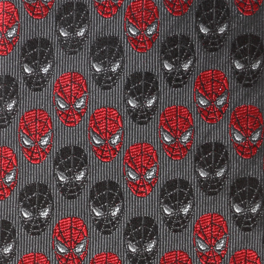 Marvel Spider-Man Chevron Red Black Men's Tie - Image 5