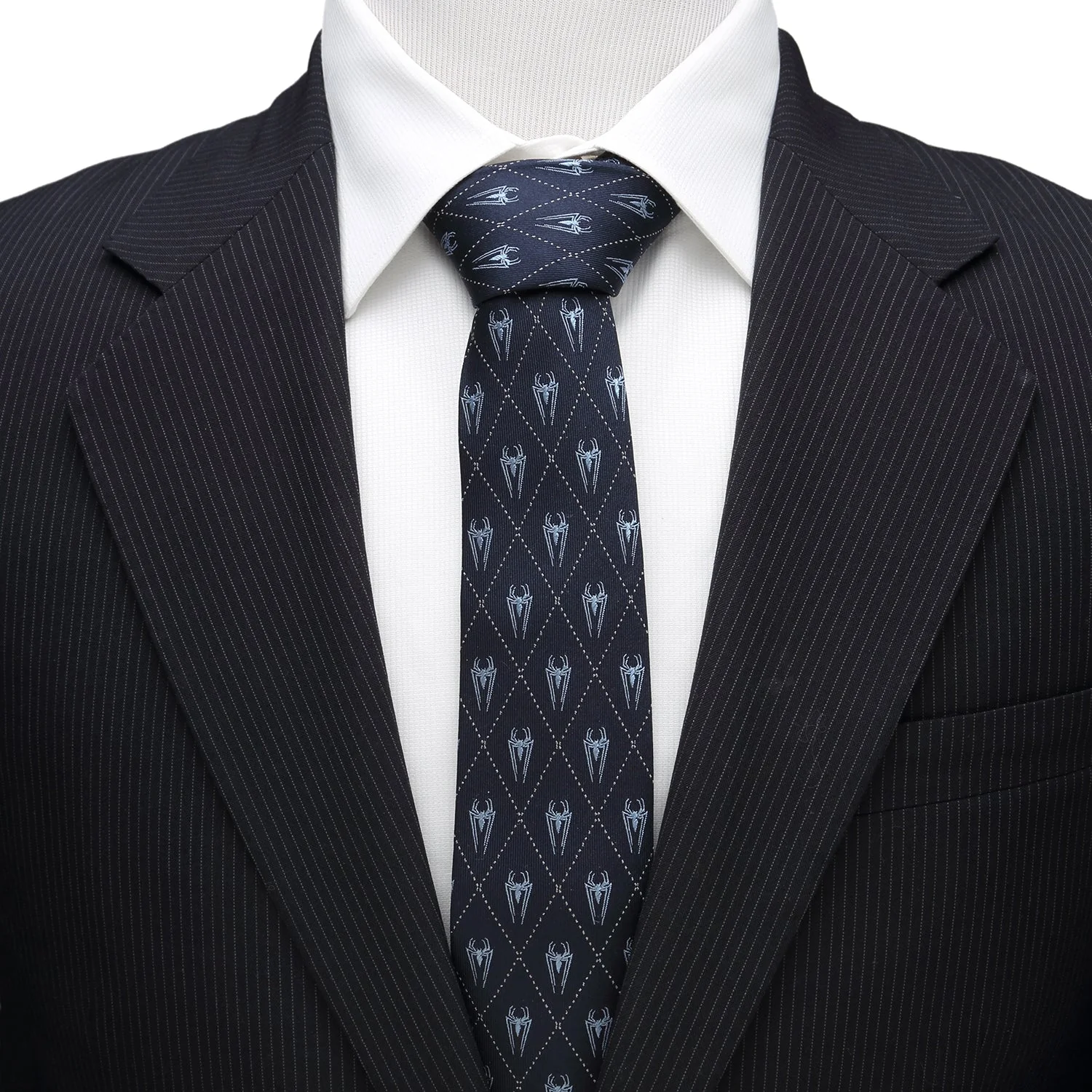 Marvel Spider-Man Diamond Navy Men's Tie - Image 2