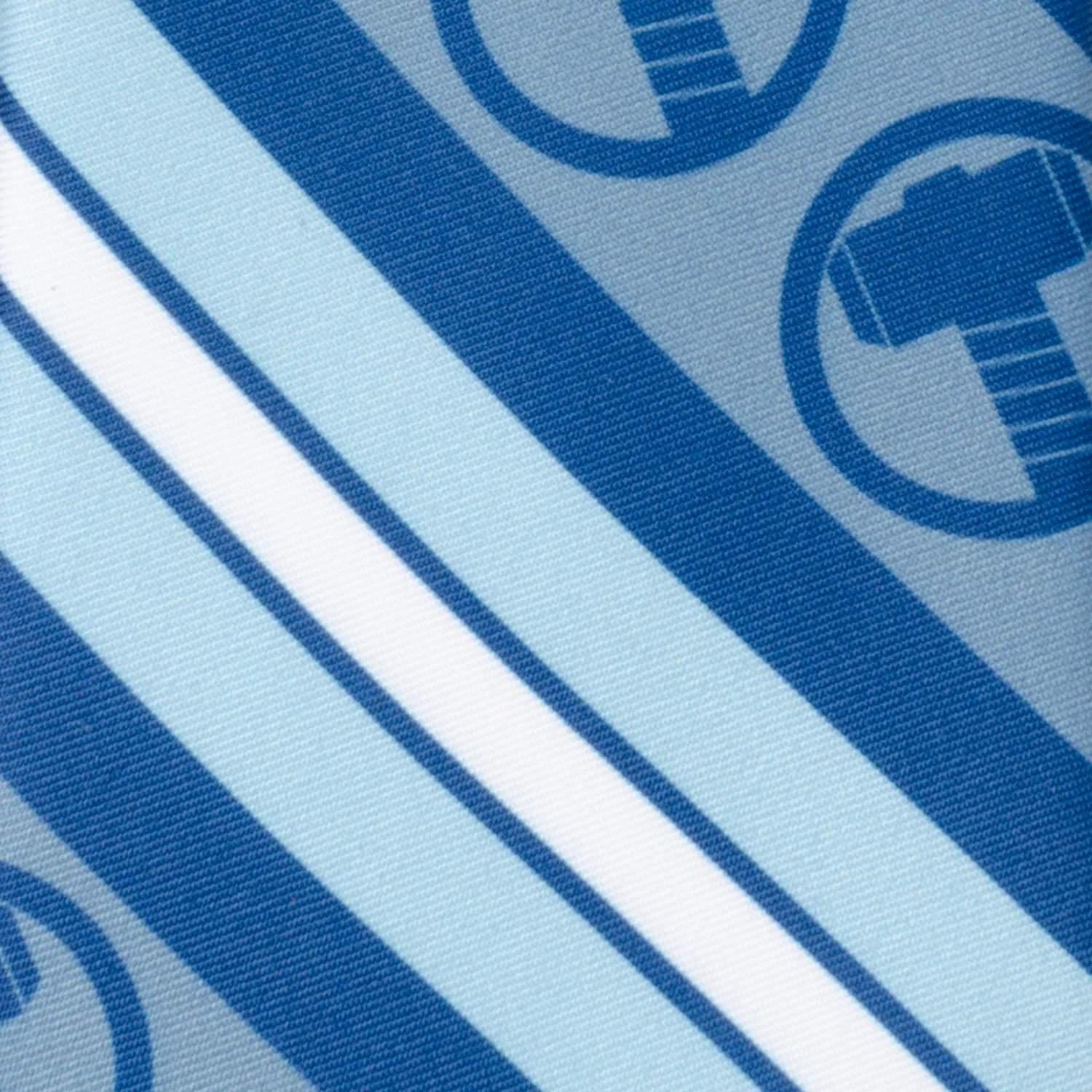 Marvel Thor Blue Striped Men's Tie - Image 4
