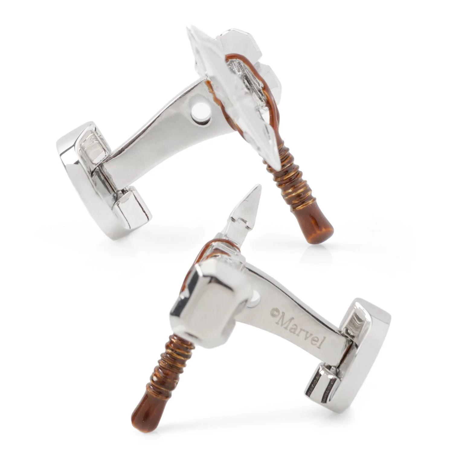 Marvel Thor Stormbreaker Silver Cufflinks - Image 4