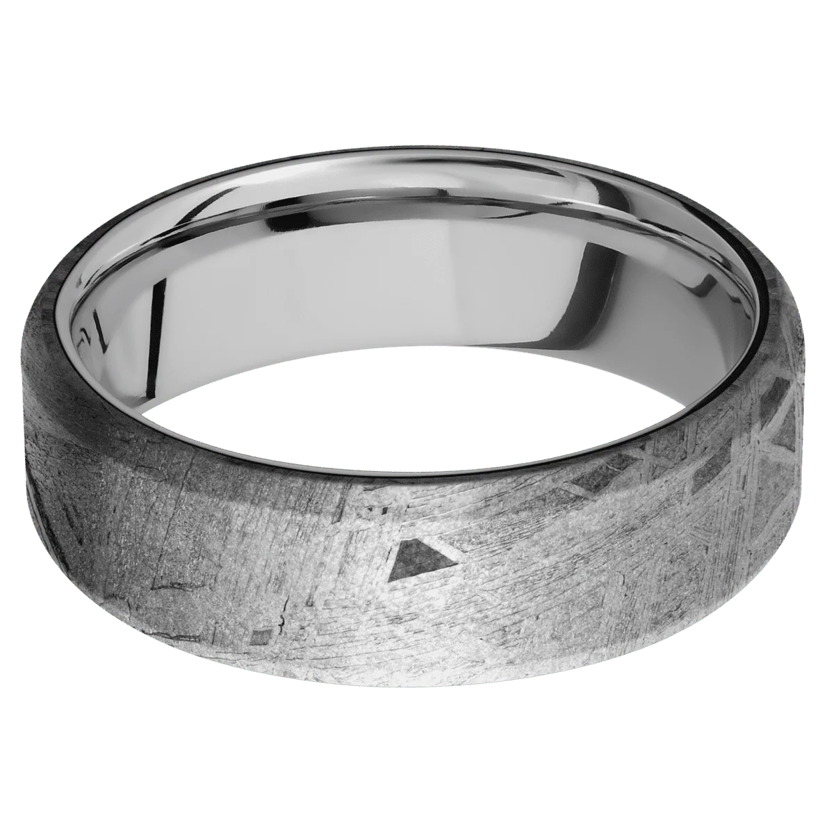 Meteorite + None Finish + 10K White Gold - Image 3