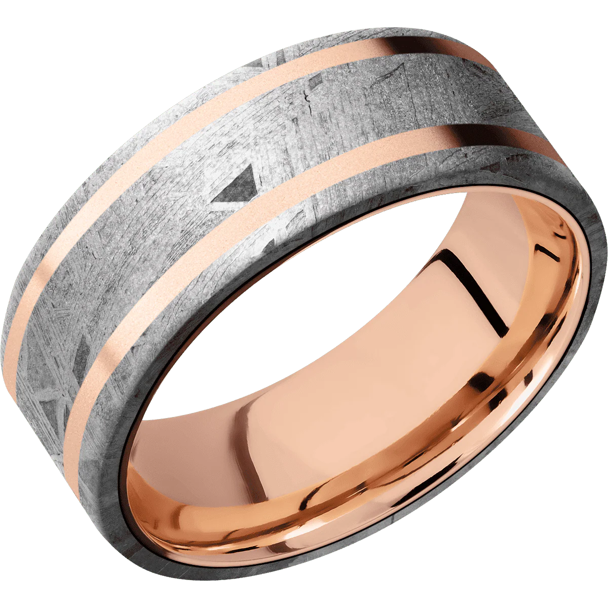 Meteorite + None Finish + 14K Rose Gold - Image 2