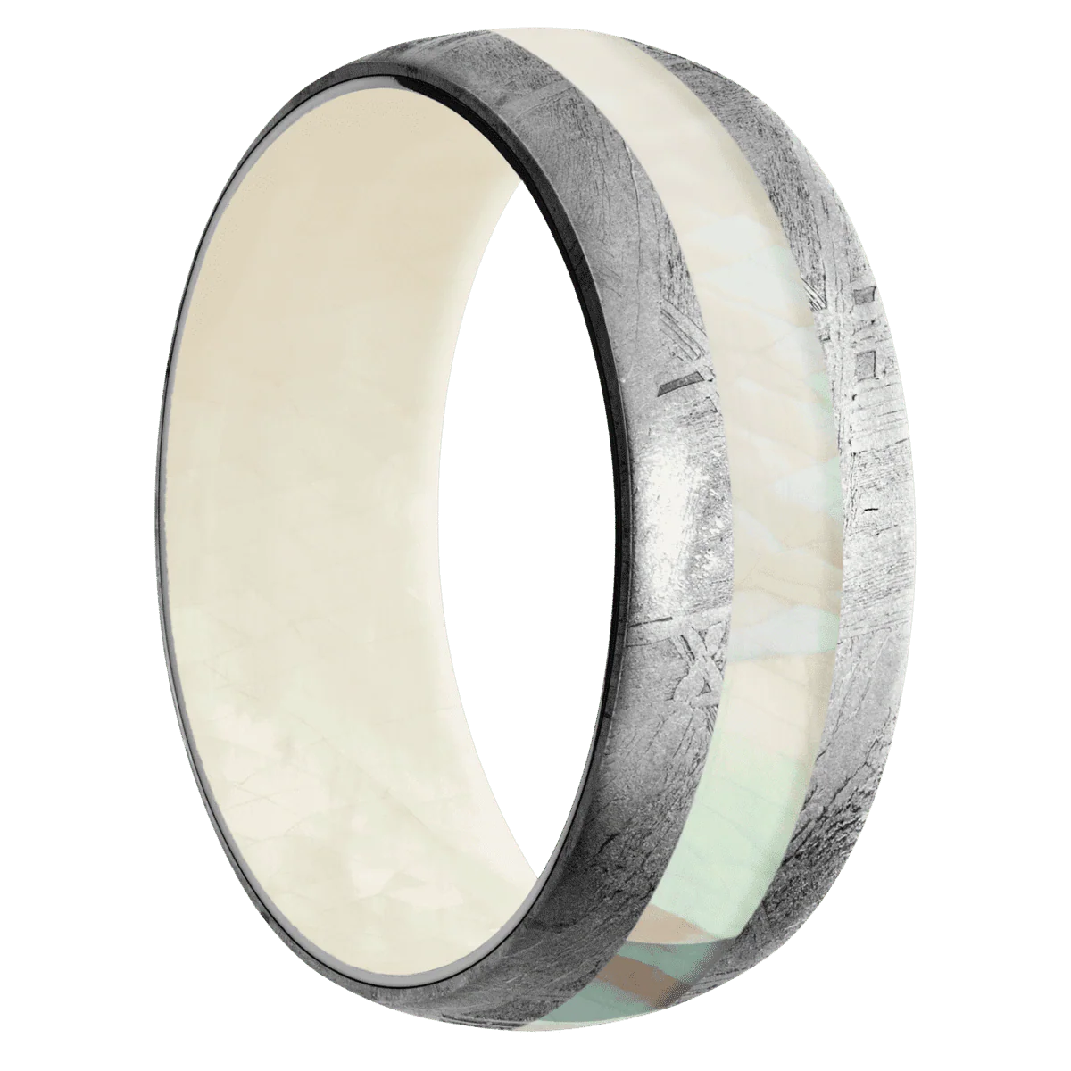 Meteorite + None Finish + Freshwater Mother of Pearl
