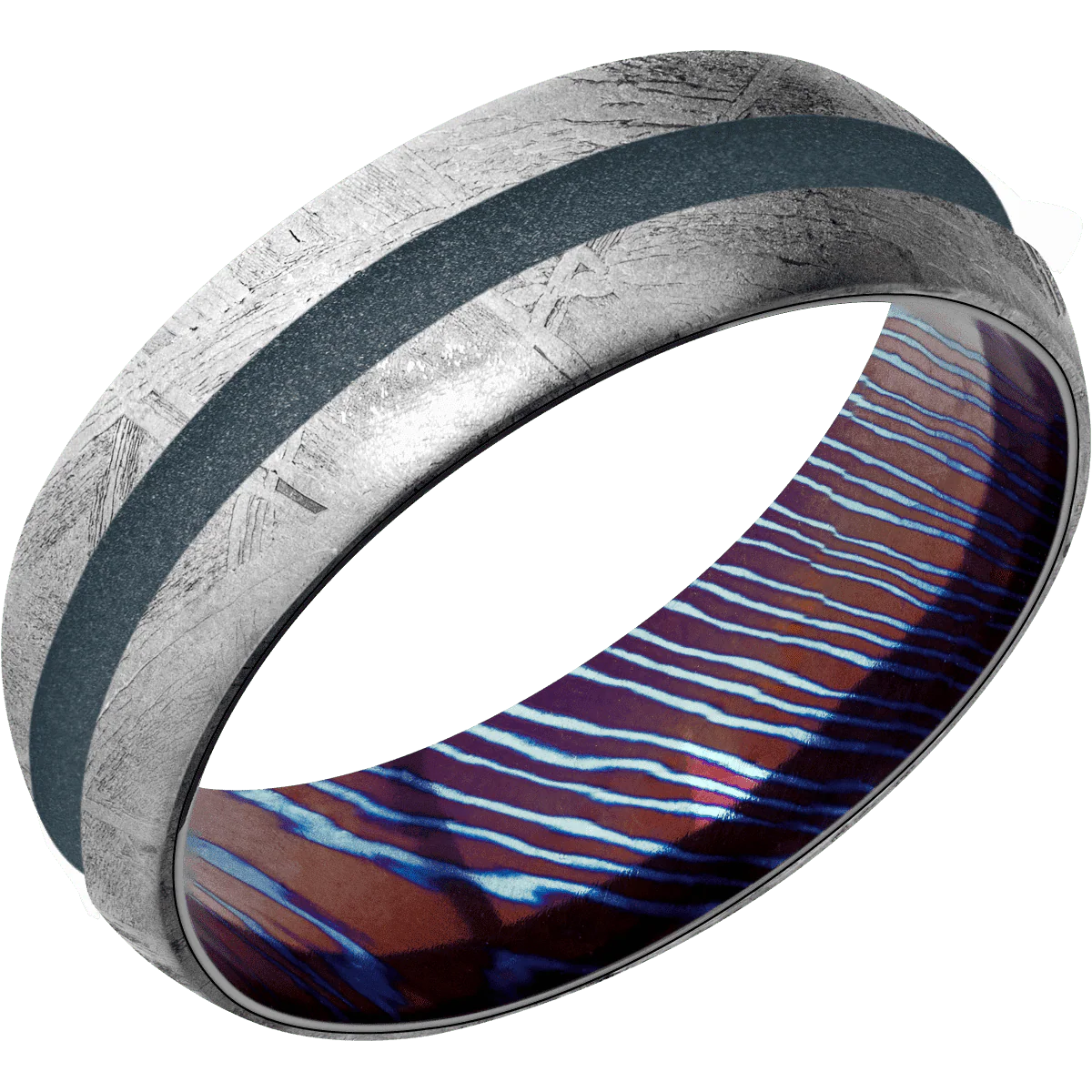 Meteorite + None Finish + Titanium Damascus - Image 2