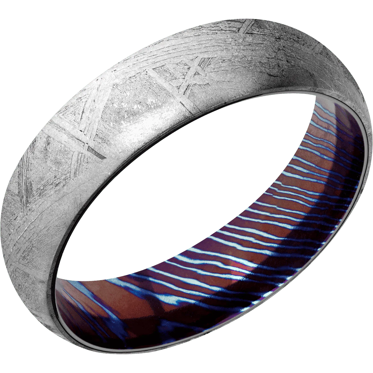 Meteorite + None Finish + Titanium Damascus - Image 2