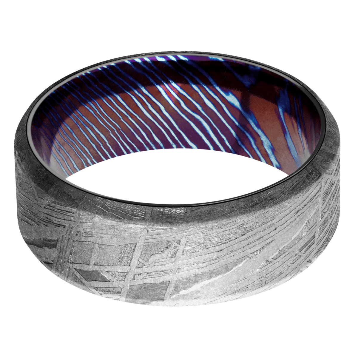 Meteorite + None Finish + Titanium Damascus - Image 3