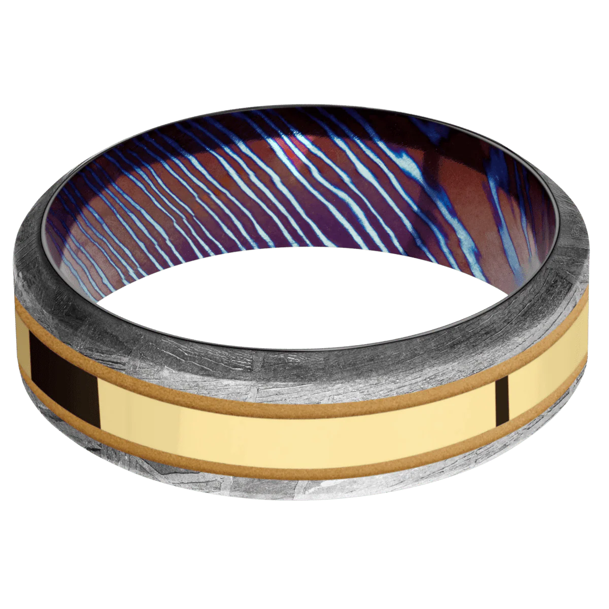 Meteorite + None Finish + Titanium Damascus - Image 3