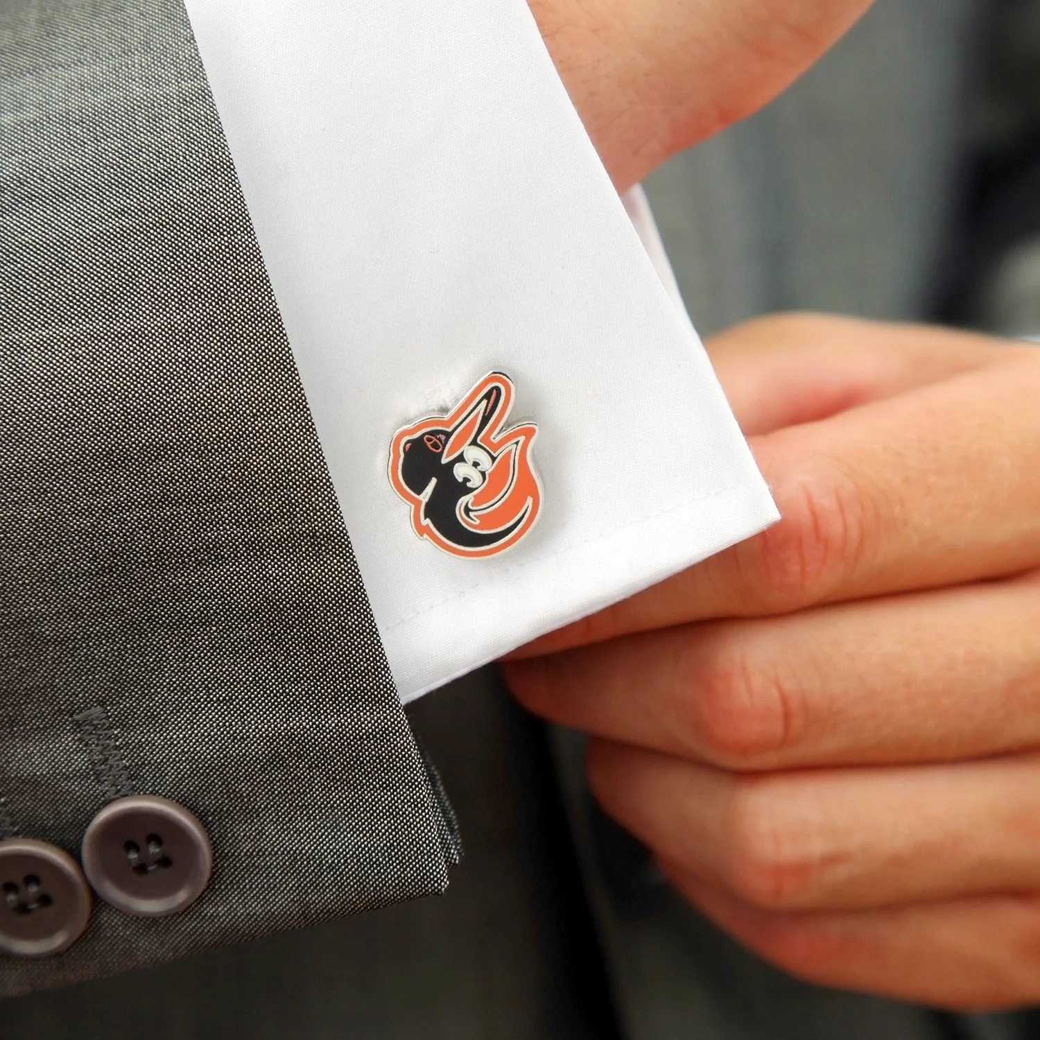 MLB Baltimore Orioles Cufflinks - Image 2
