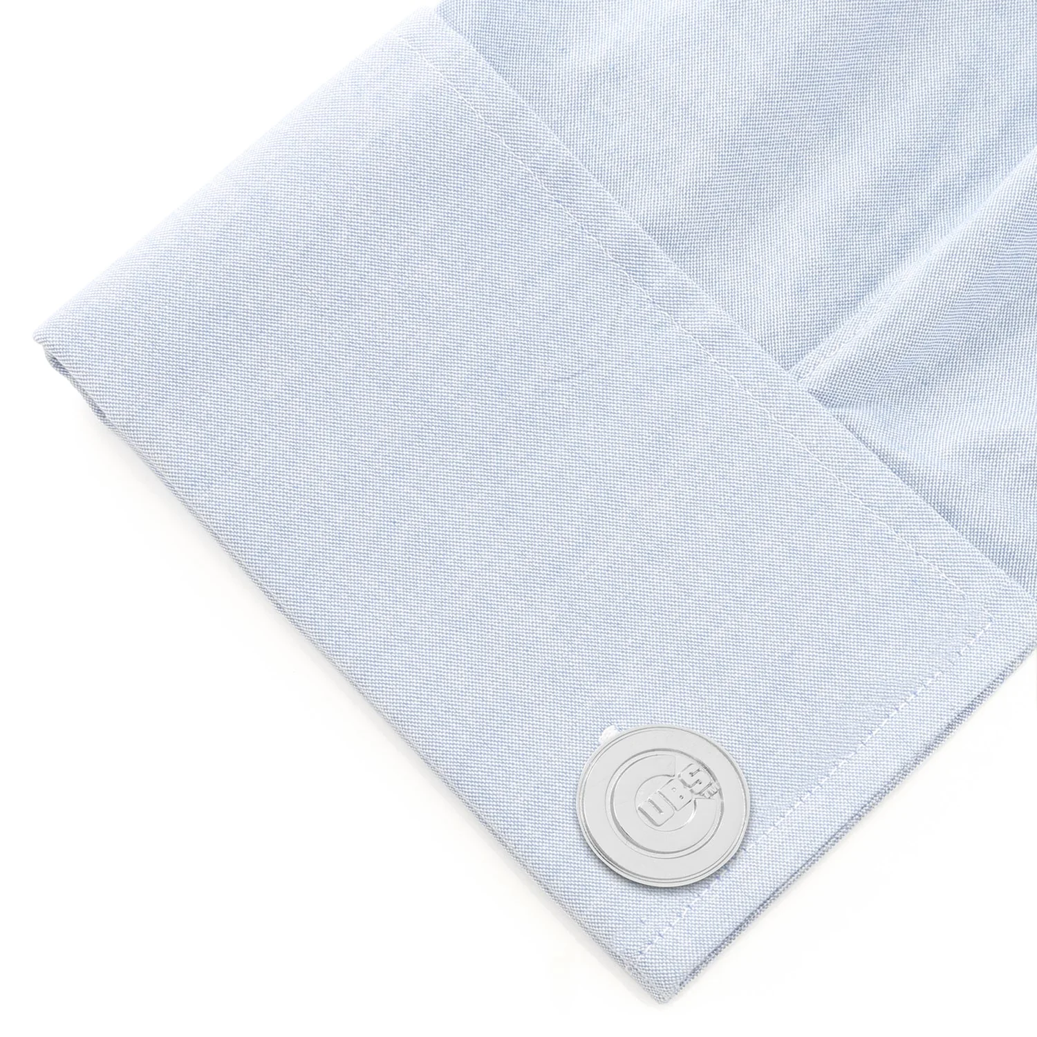 MLB Chicago Cubs Silver Edition Cufflinks - Image 3