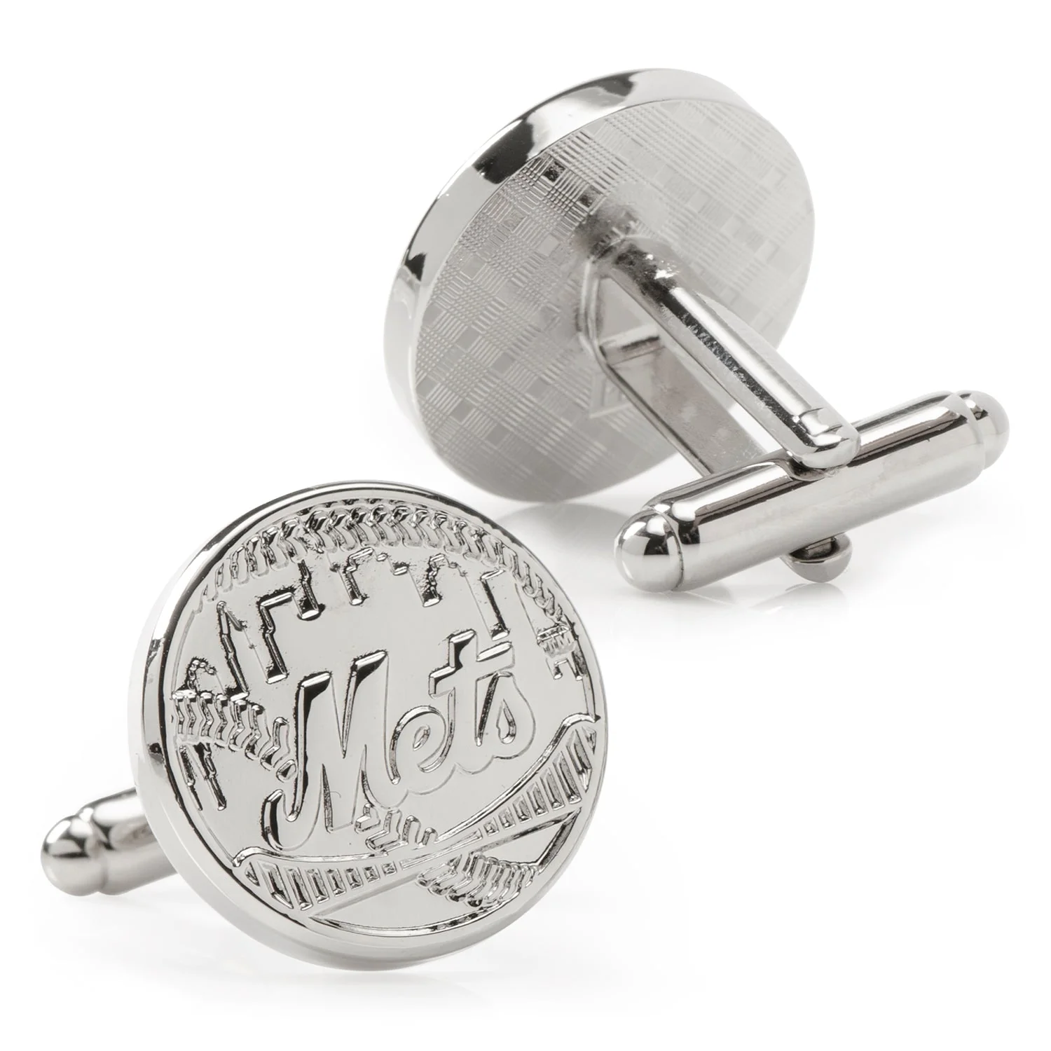MLB New York Mets Silver Edition Cufflinks - Image 2