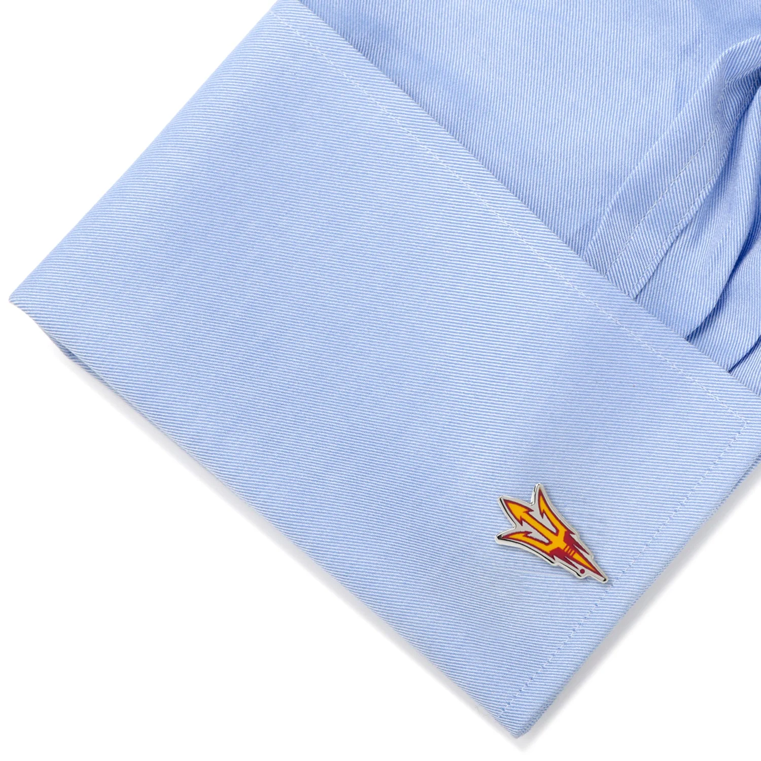 NCAA Arizona State University Sun Devils Pitchfork Cufflinks - Image 3
