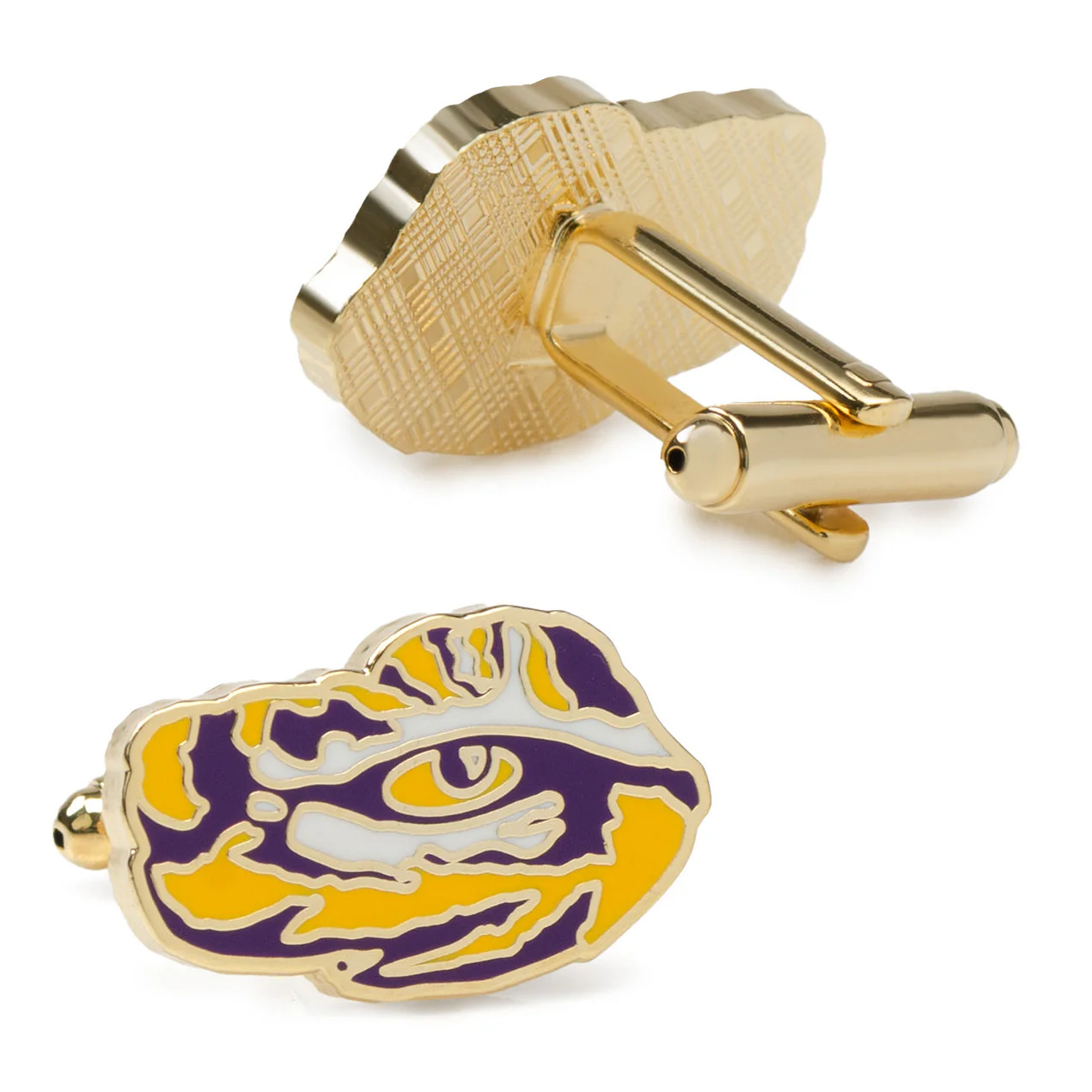 NCAA Gold LSU Tigers Cufflinks - Image 2
