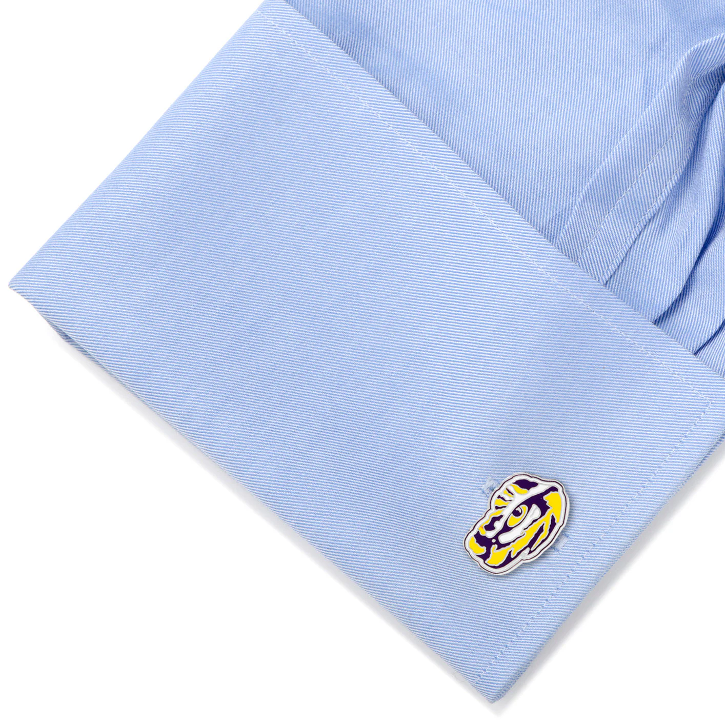 NCAA LSU Tiger's Eye Cufflinks - Image 3
