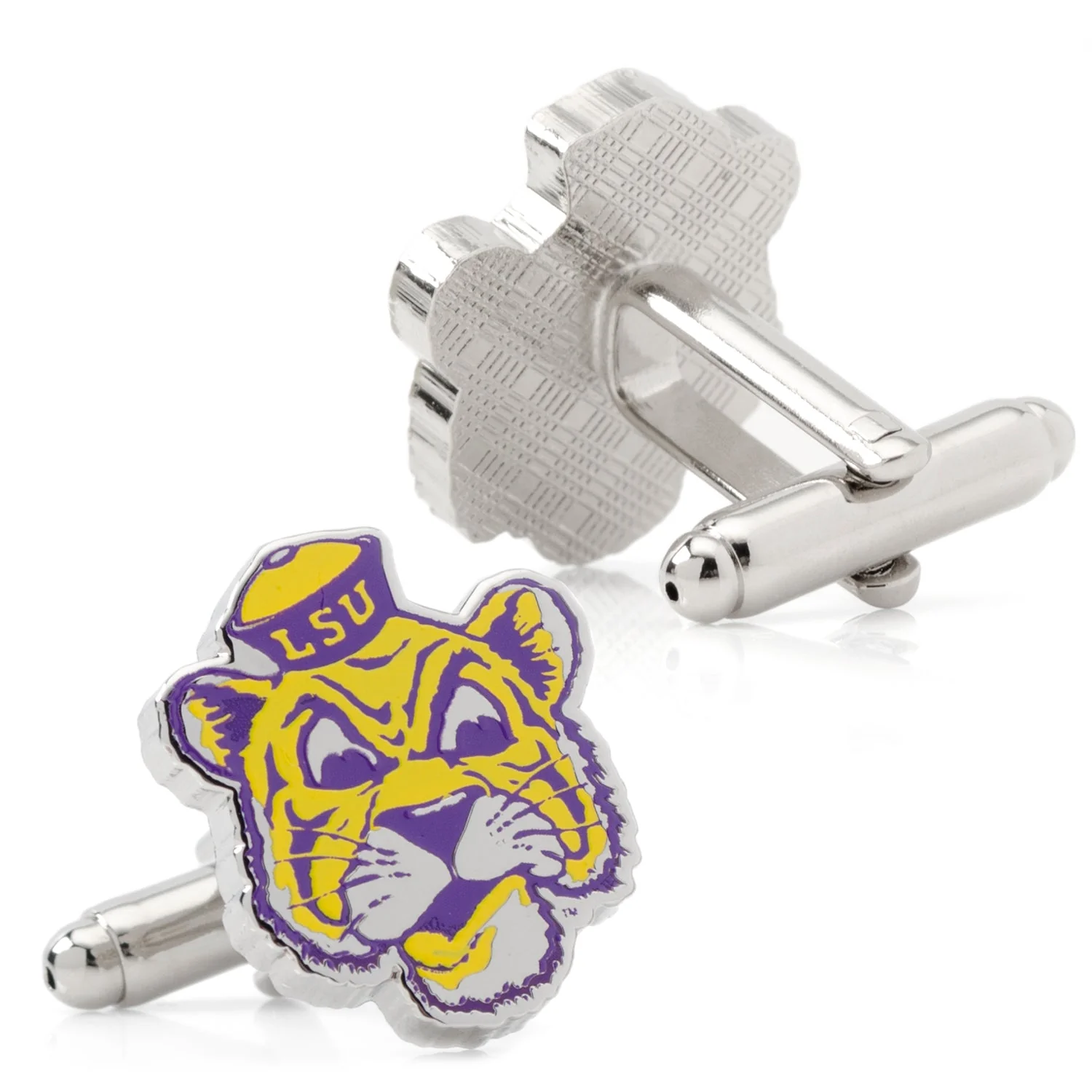 NCAA LSU Tigers Throwback Cufflinks - Image 2