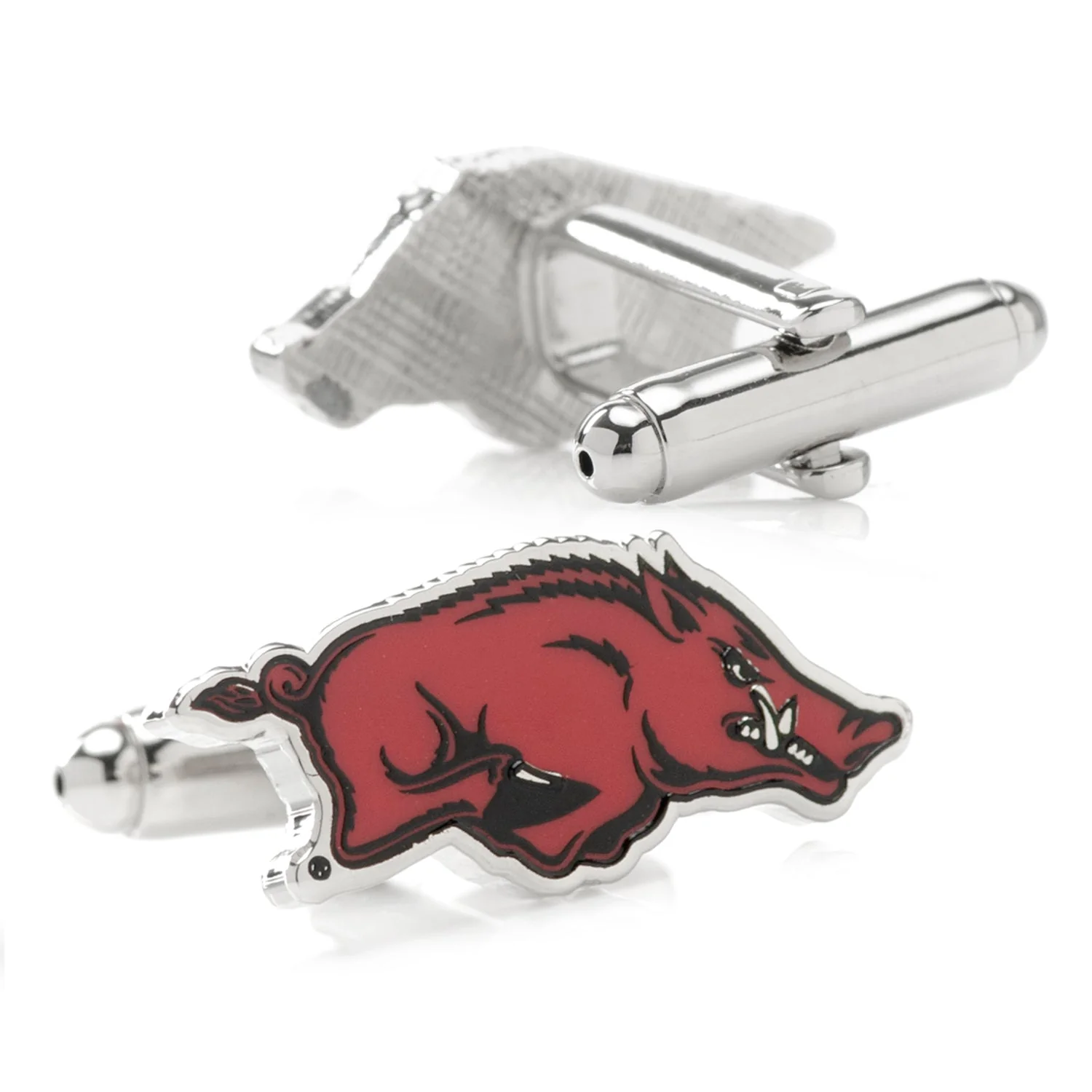 NCAA University of Arkansas Razorback Cufflinks - Image 2