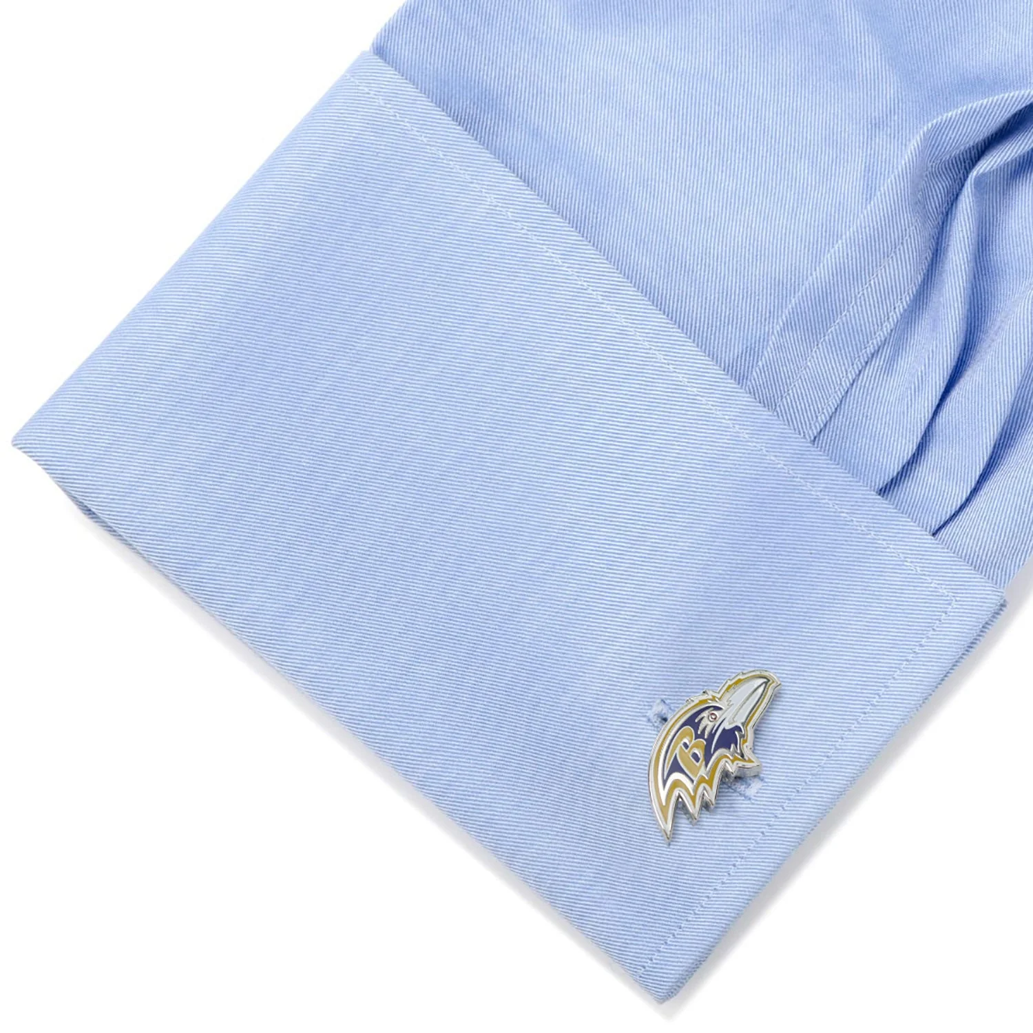 NFL Baltimore Ravens Cufflinks and Shield Tie Bar Gift Set - Image 3