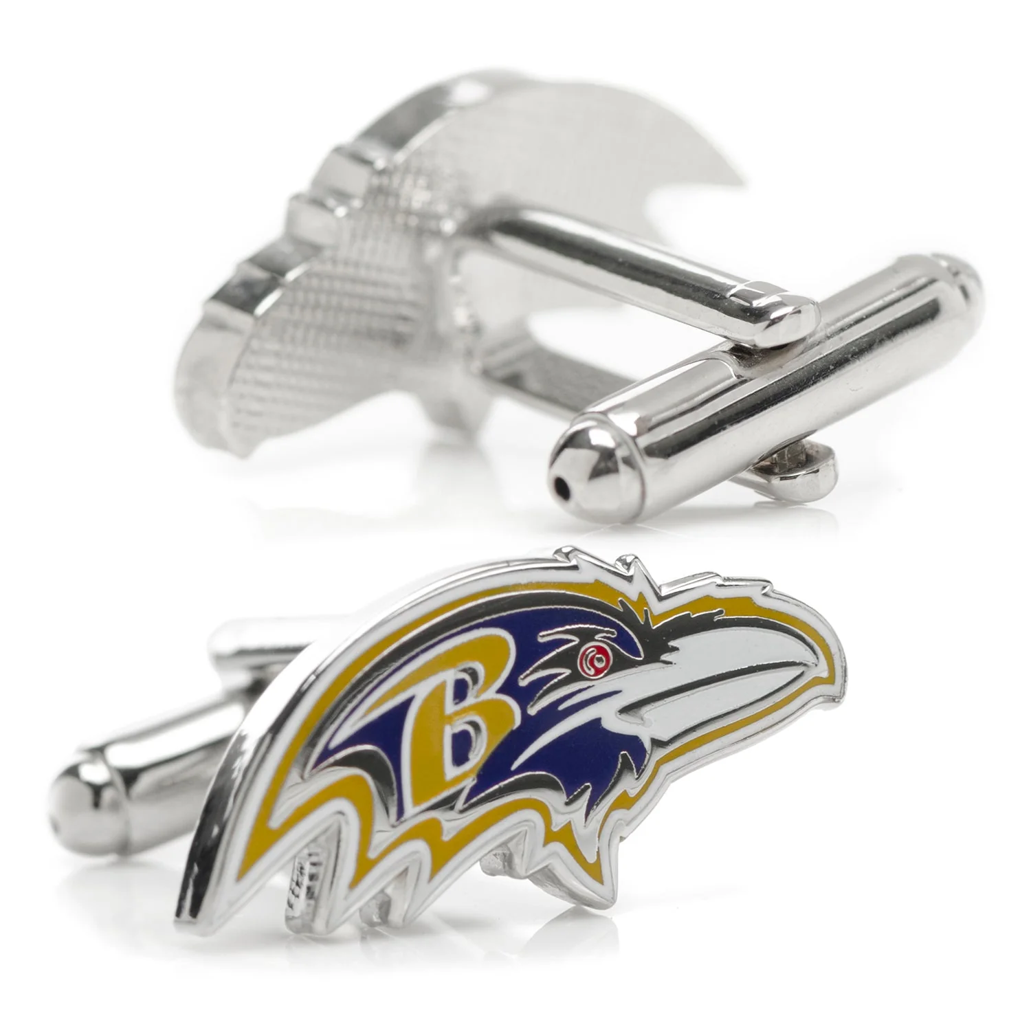 NFL Baltimore Ravens Cufflinks and Shield Tie Bar Gift Set - Image 4
