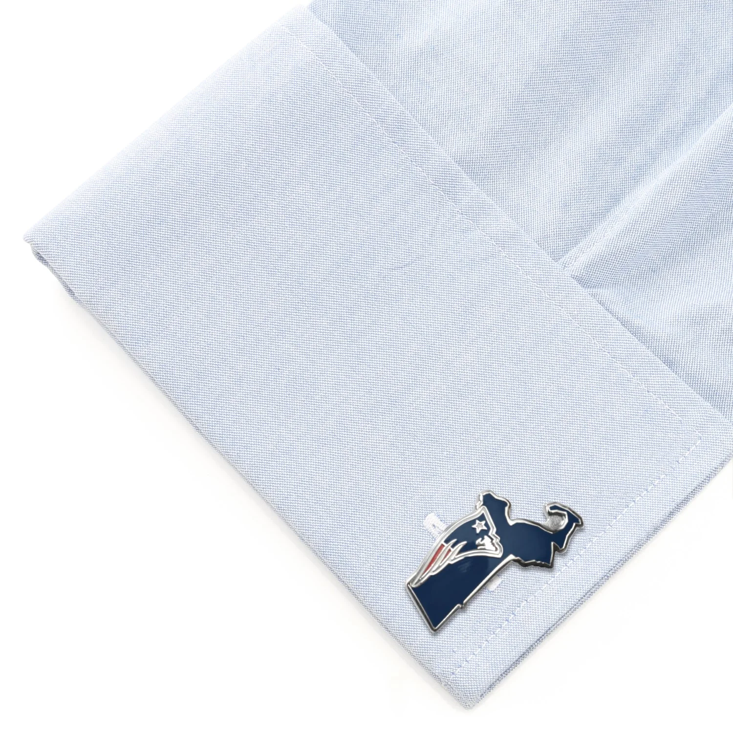 NFL New England Patriots State Shaped Cufflinks - Image 3
