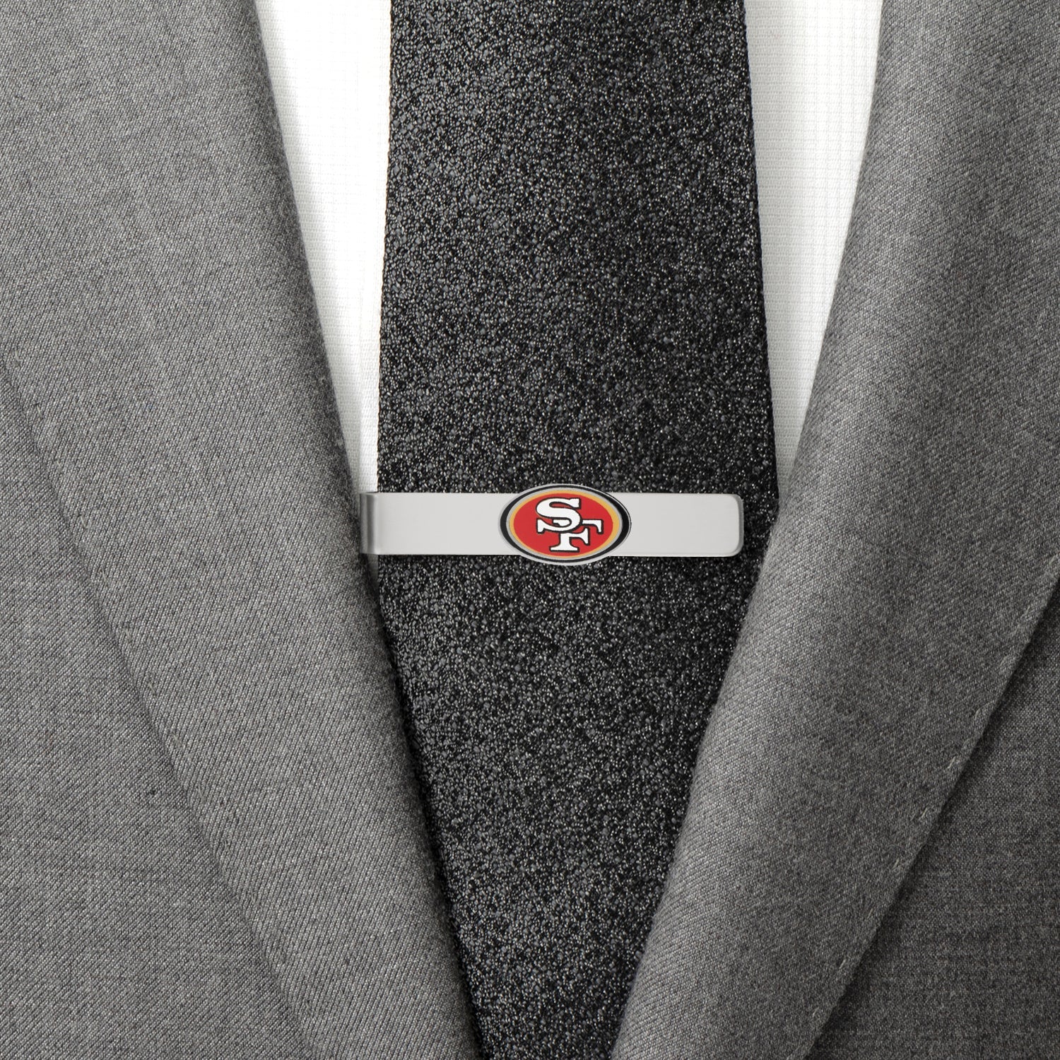 NFL San Francisco 49er's Cufflinks and Tie Bar Gift Set - Image 5