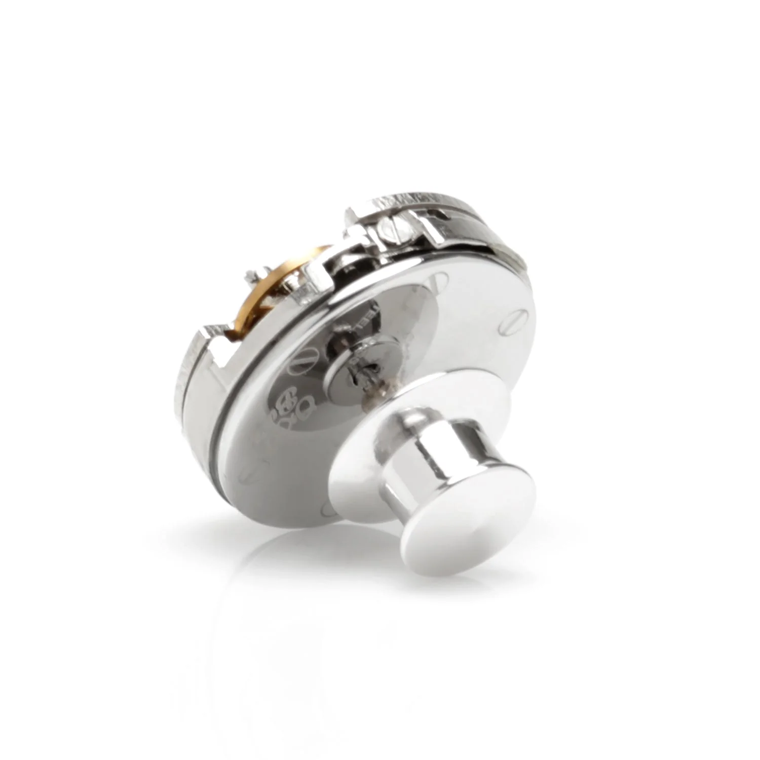 Open Edge Skeleton Watch Movement Lapel Pin - Image 3