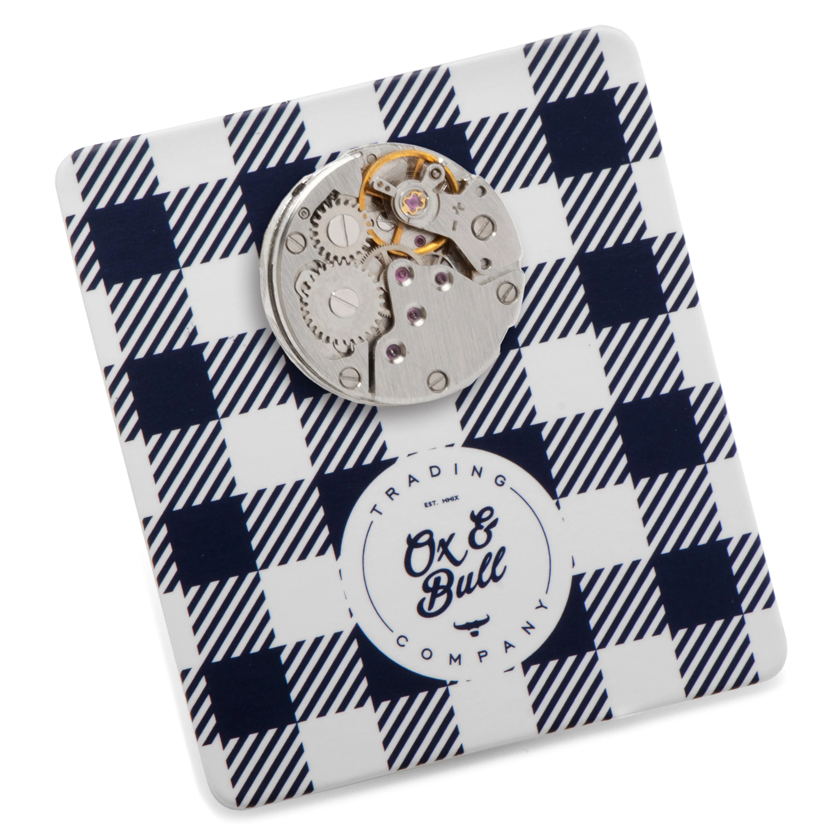 Open Edge Skeleton Watch Movement Lapel Pin - Image 5