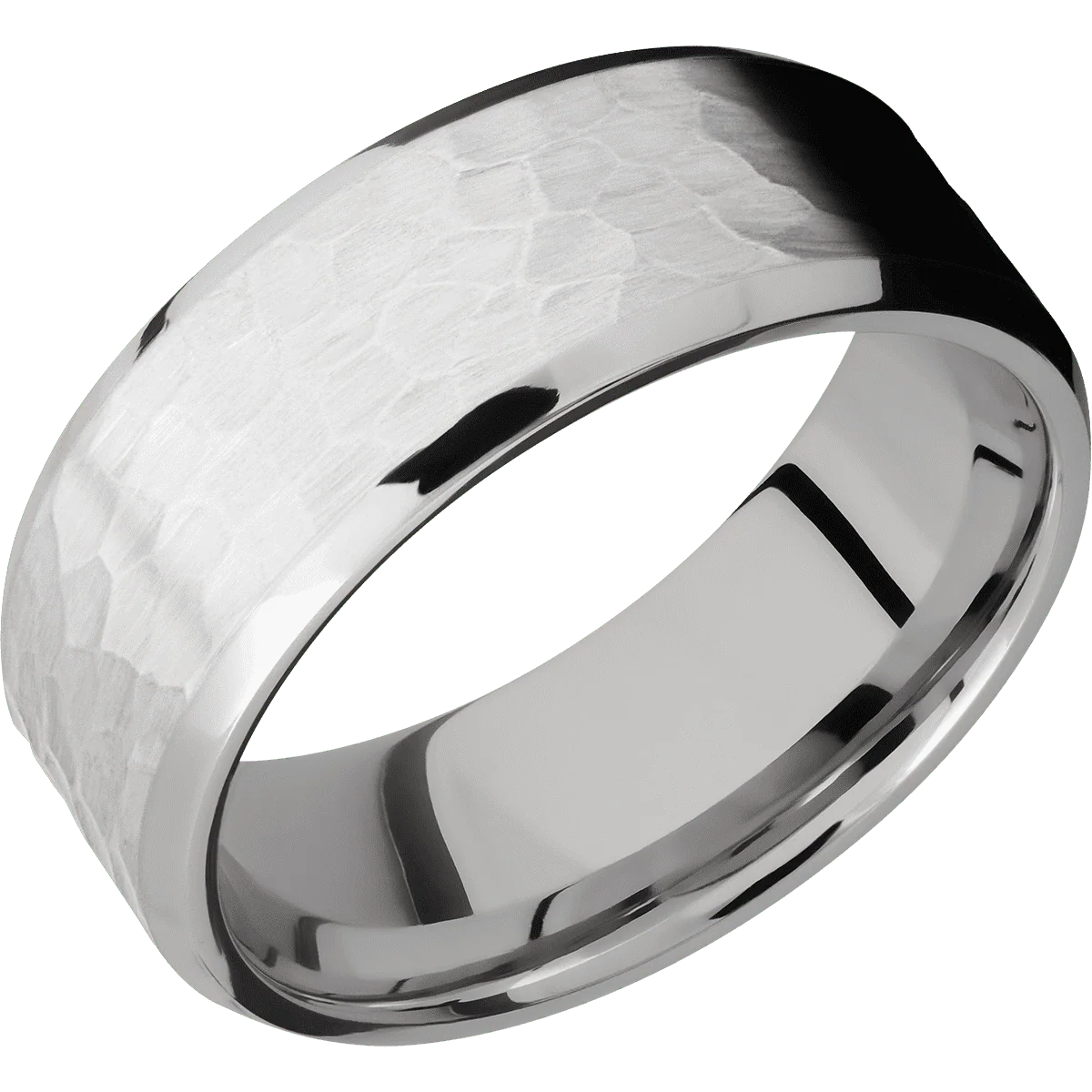 Palladium Silver + Hammer , Polish Finish - Image 2