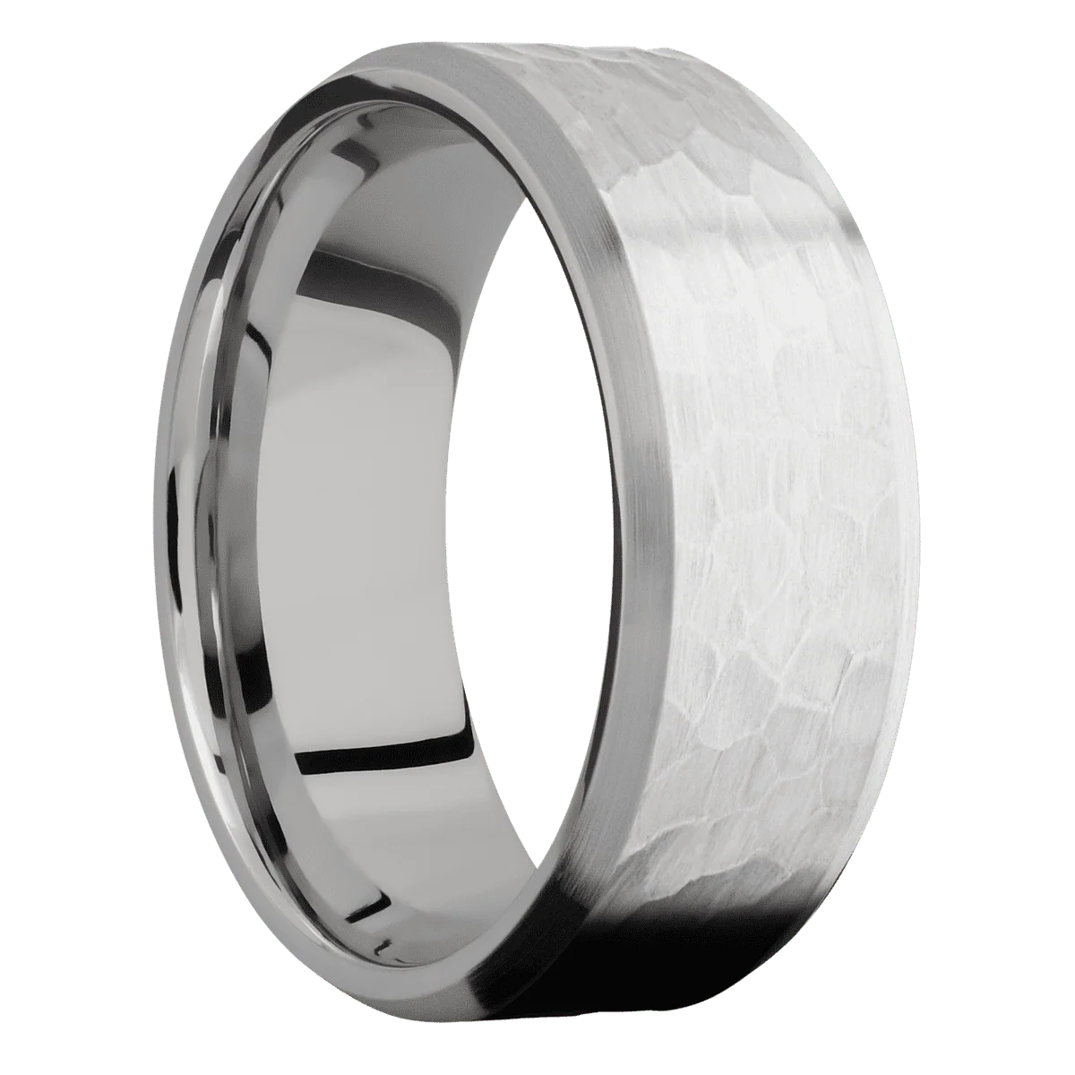 Palladium Silver + Hammer , Satin Finish
