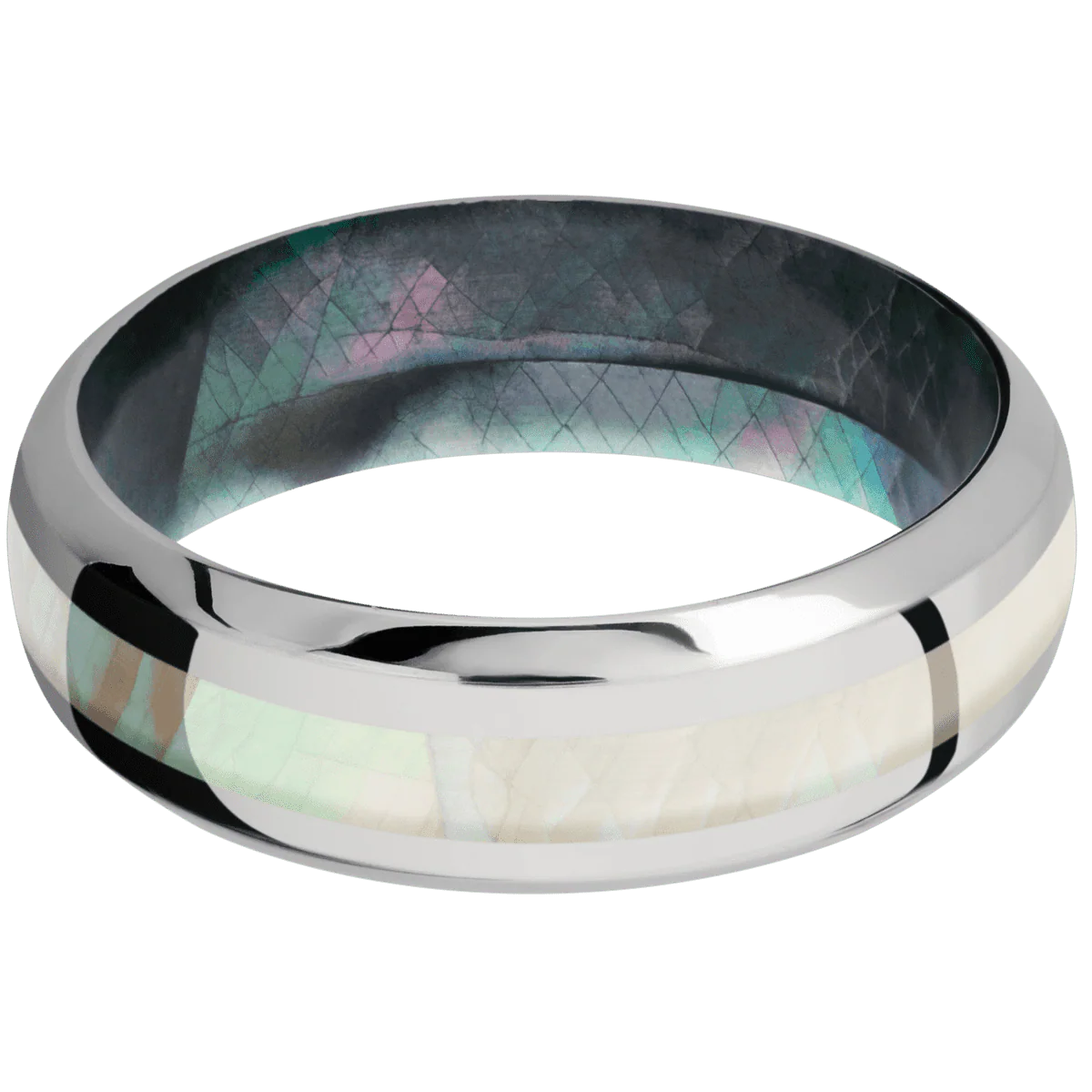 Palladium Silver + Polish , Polish Finish + Black Mother of Pearl - Image 3