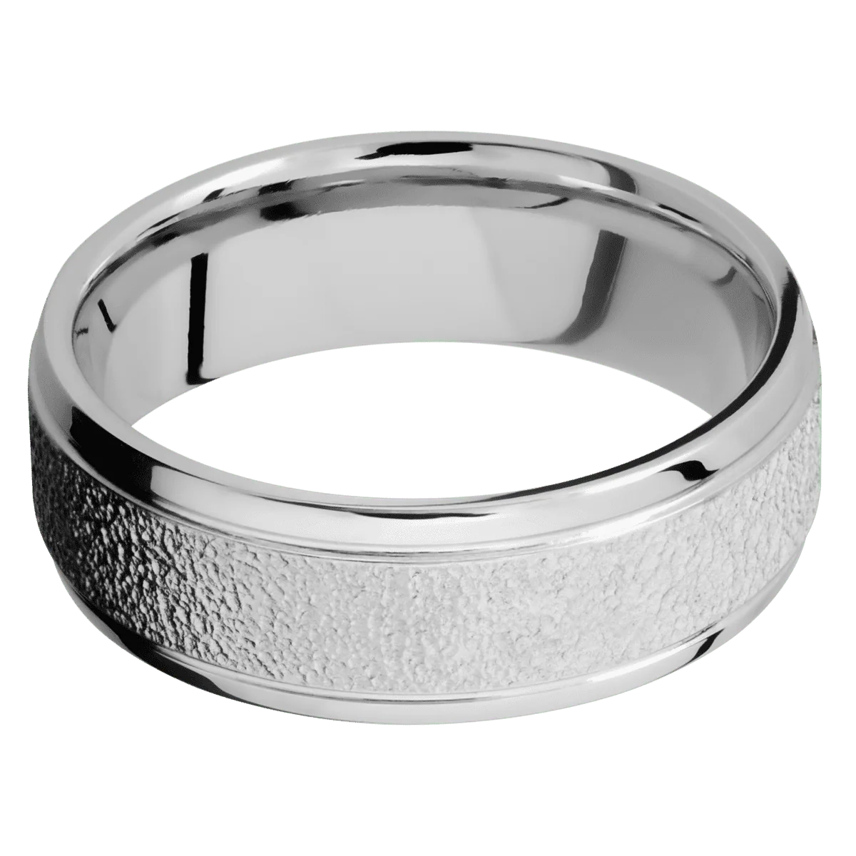 Palladium Silver + Stipple , Polish Finish - Image 3