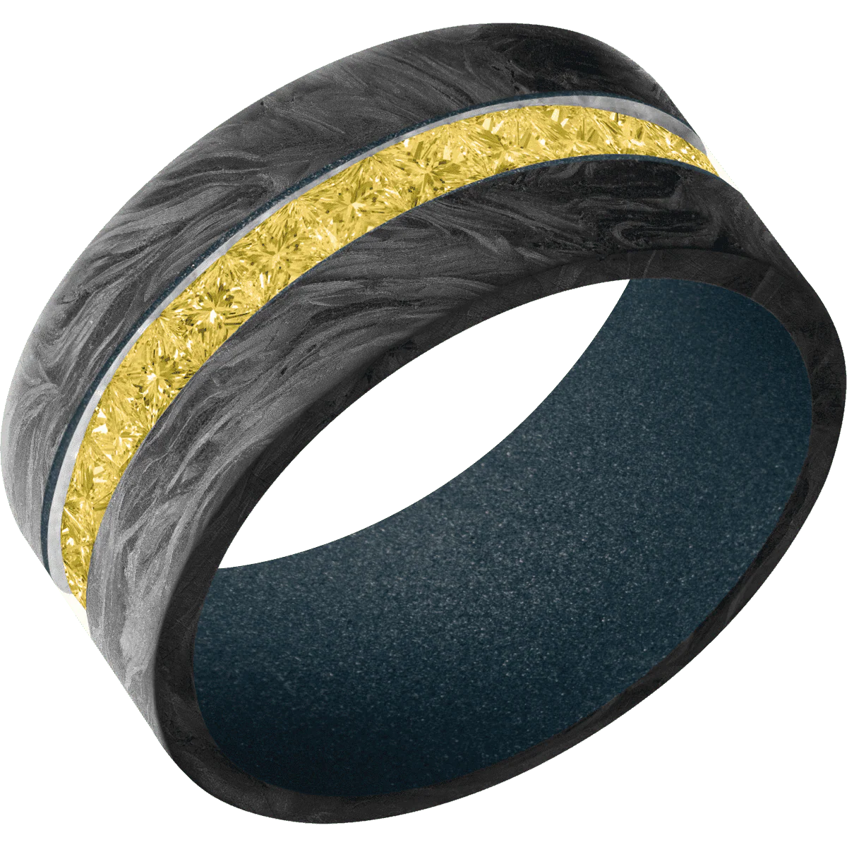 Platinum + Polish Finish + Blue Titanium - Image 2