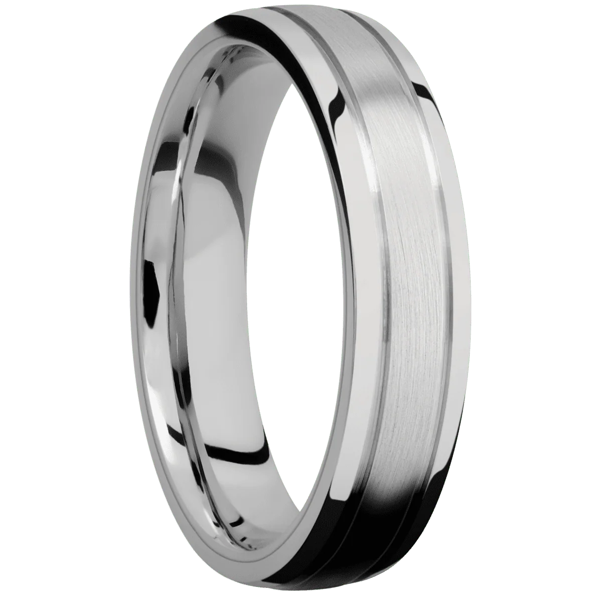 Platinum + Satin , Polish Finish + Palladium Silver