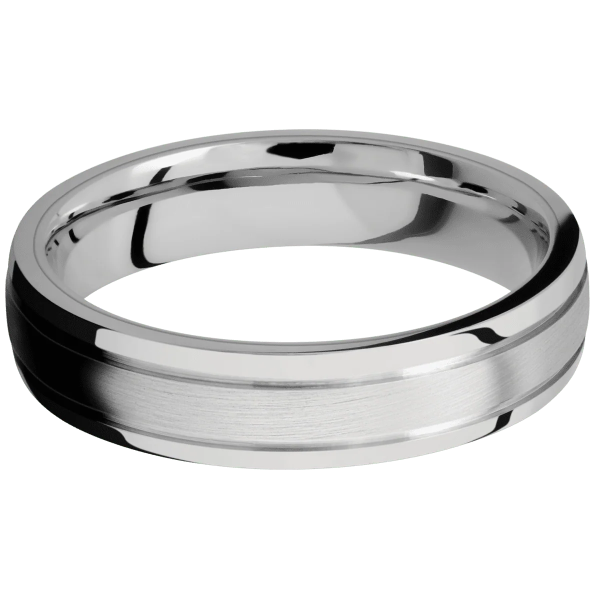 Platinum + Satin , Polish Finish + Palladium Silver - Image 3