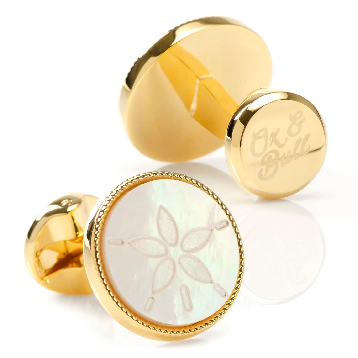 Sand Dollar Cufflinks - Image 2
