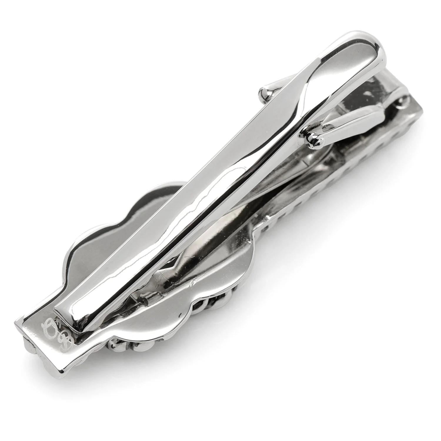 Silver Knot Rope Tie Clip - Image 3