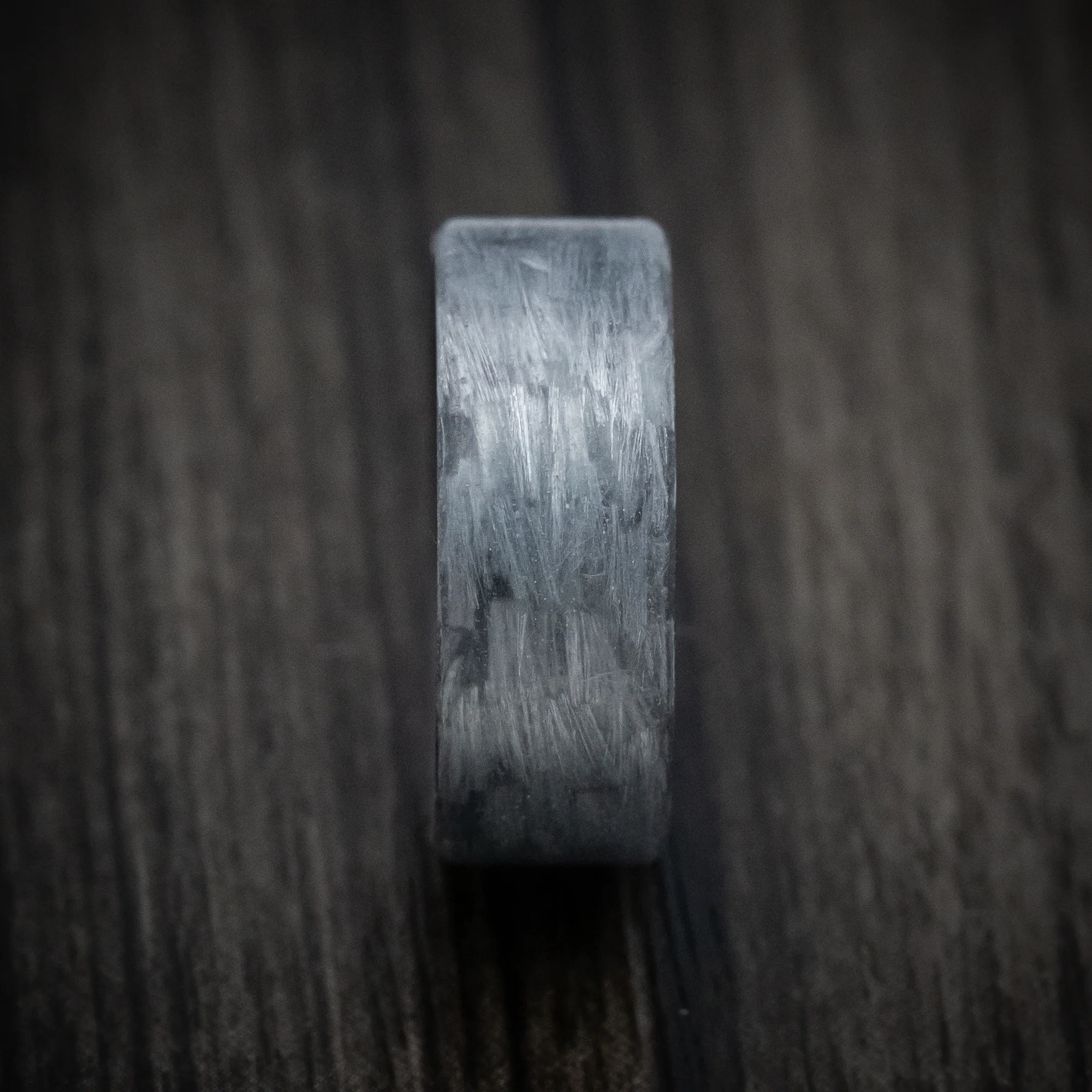 Silver Texalium Men's Ring with Carbon Fiber Sleeve - Image 3