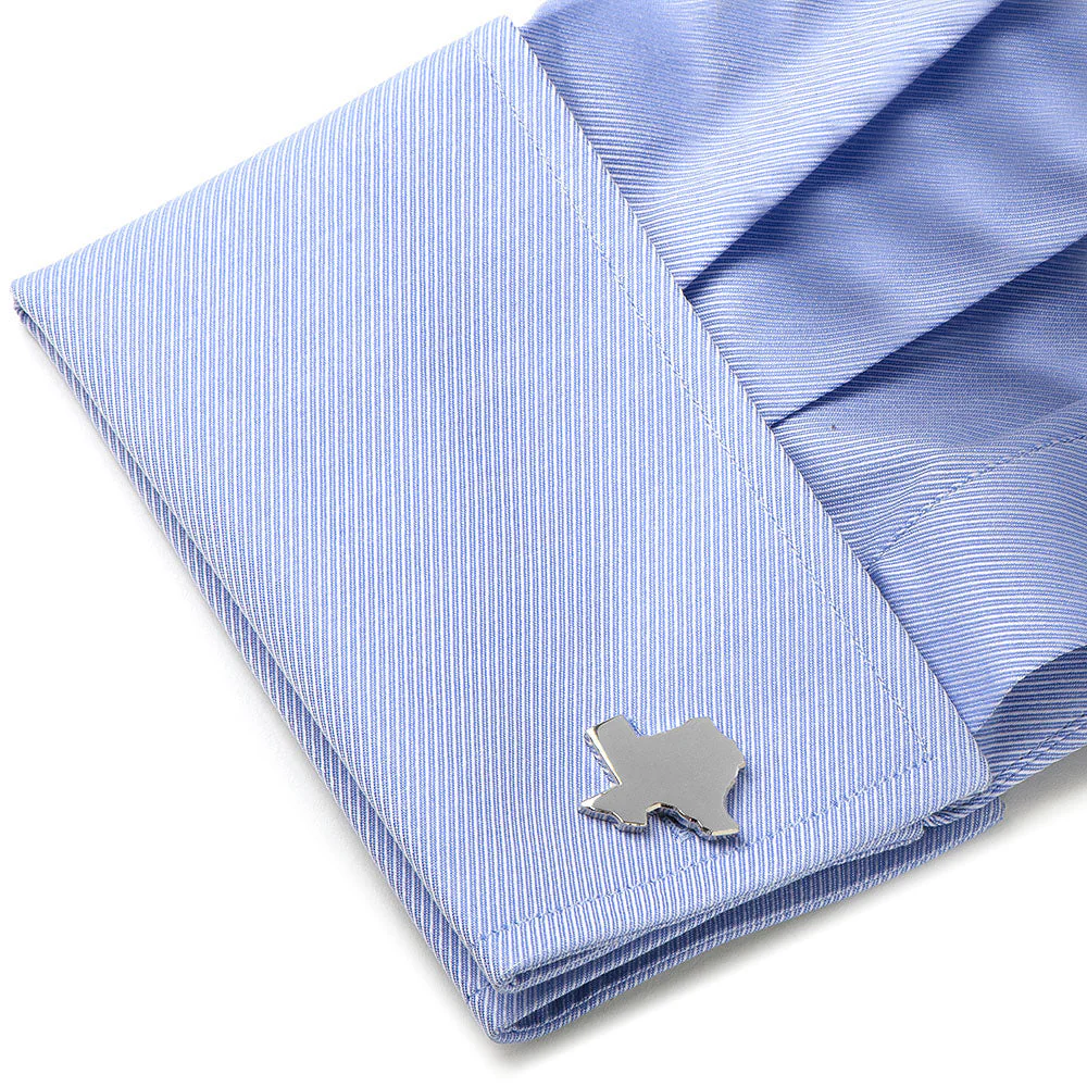 Silver Texas Cufflinks and Lapel Pin Gift Set - Image 5