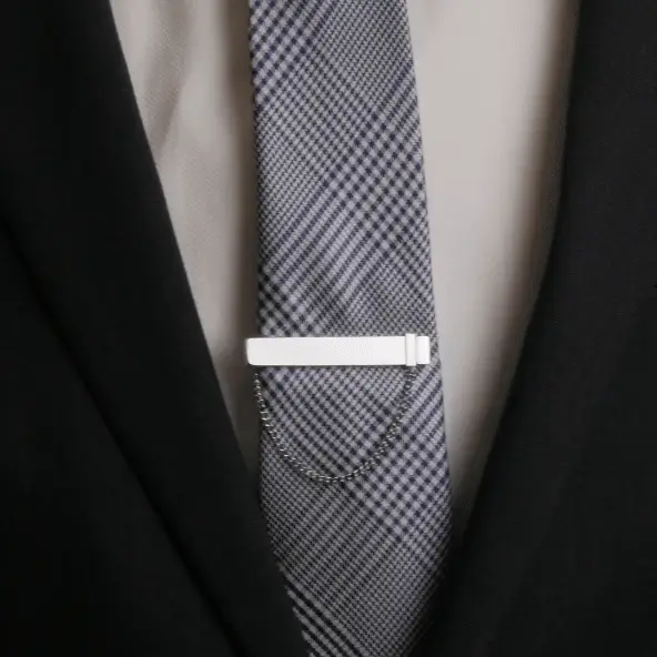 Stainless Steel Chain Tie Clip - Image 8