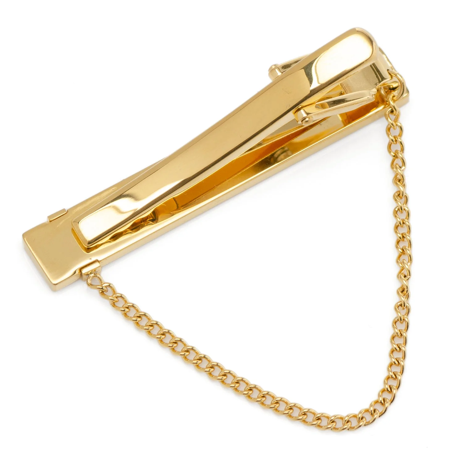 Stainless Steel Gold Chain Tie Clip - Image 3