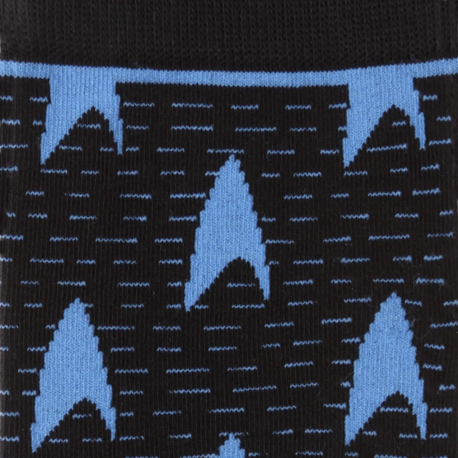 Star Trek Blue Delta Shield Black Men's Socks - Image 3