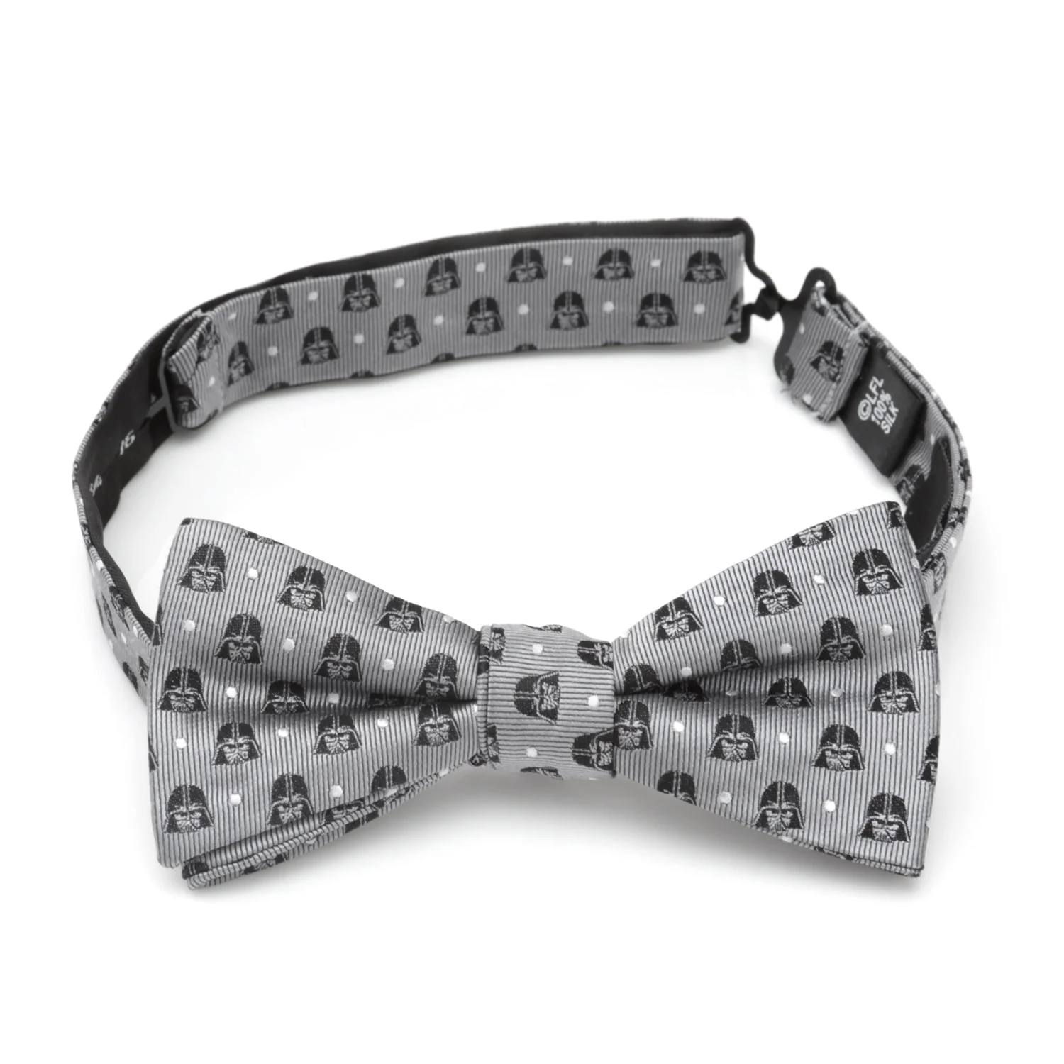 Star Wars Darth Vader Gray Polka Dot Bow Tie and Pocket Square Gift Set - Image 5