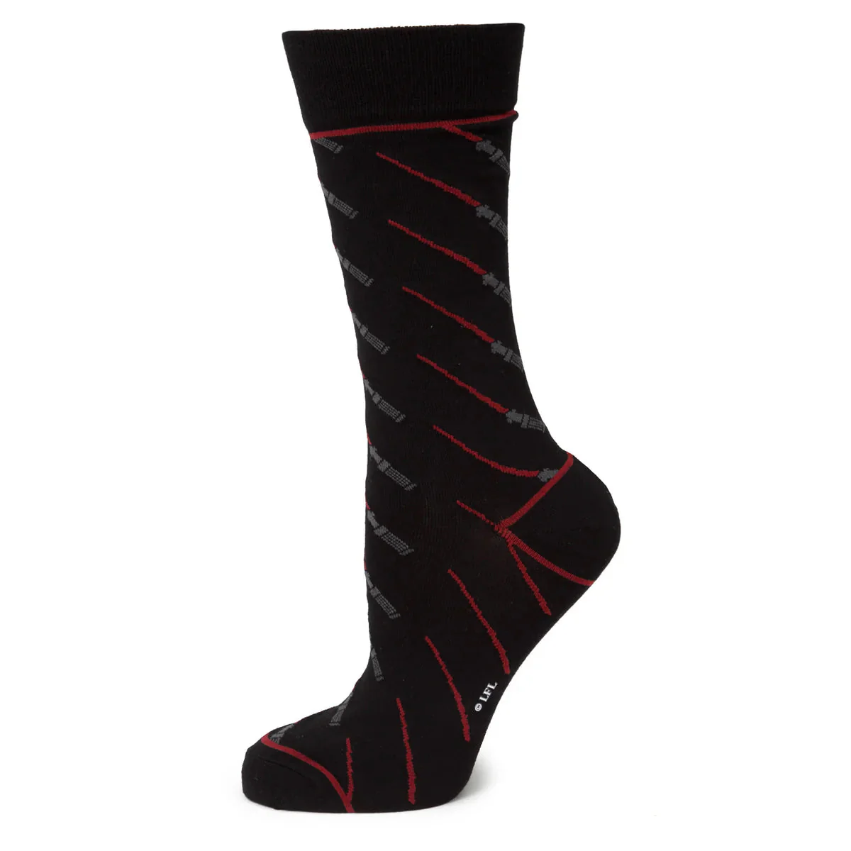 Star Wars Darth Vader LIGHTSABER Black Socks and Lapel Pin Gift Set - Image 2