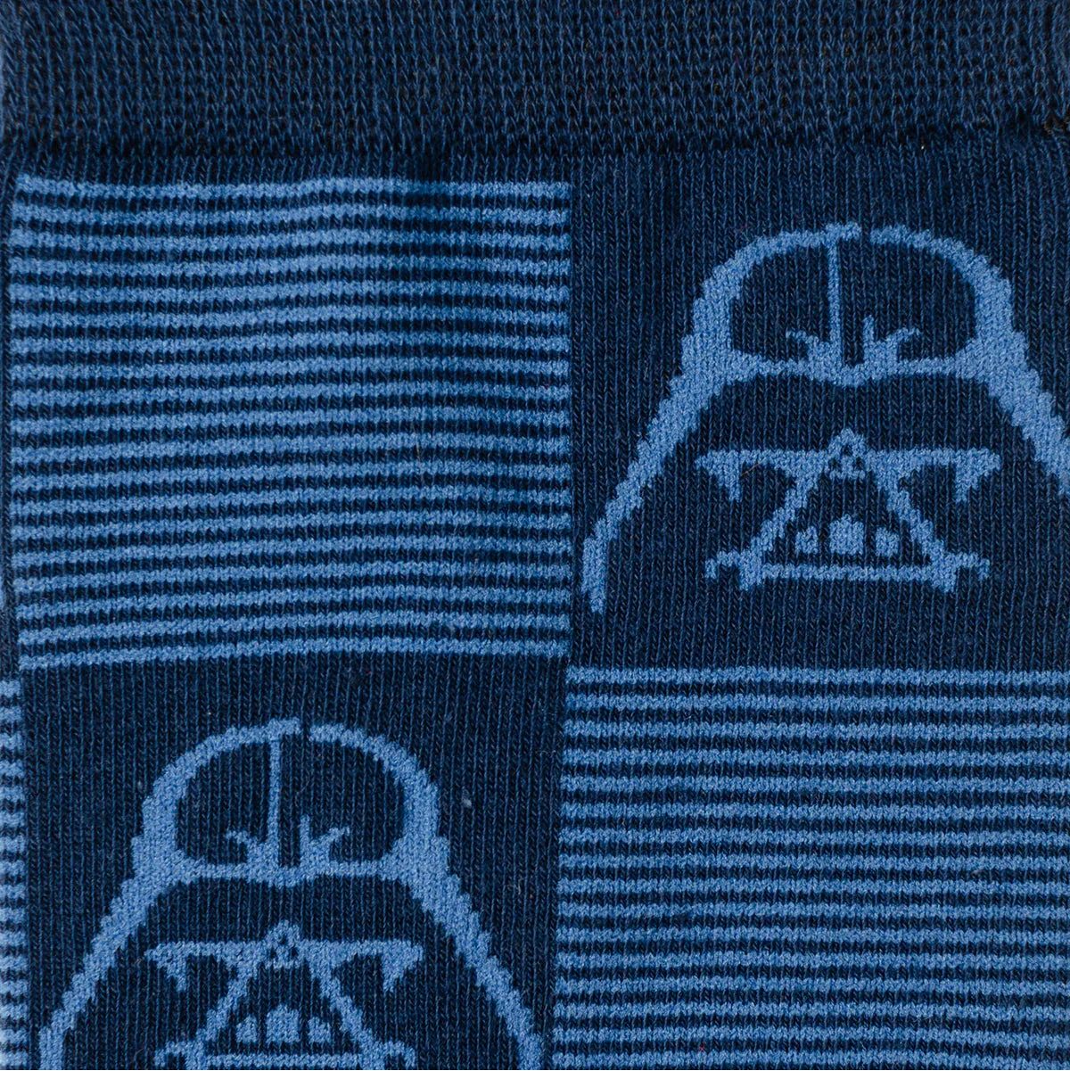 Star Wars Darth Vader Navy and Black Checkered Socks with Imperial Crest Lapel Pin Gift Set - Image 3